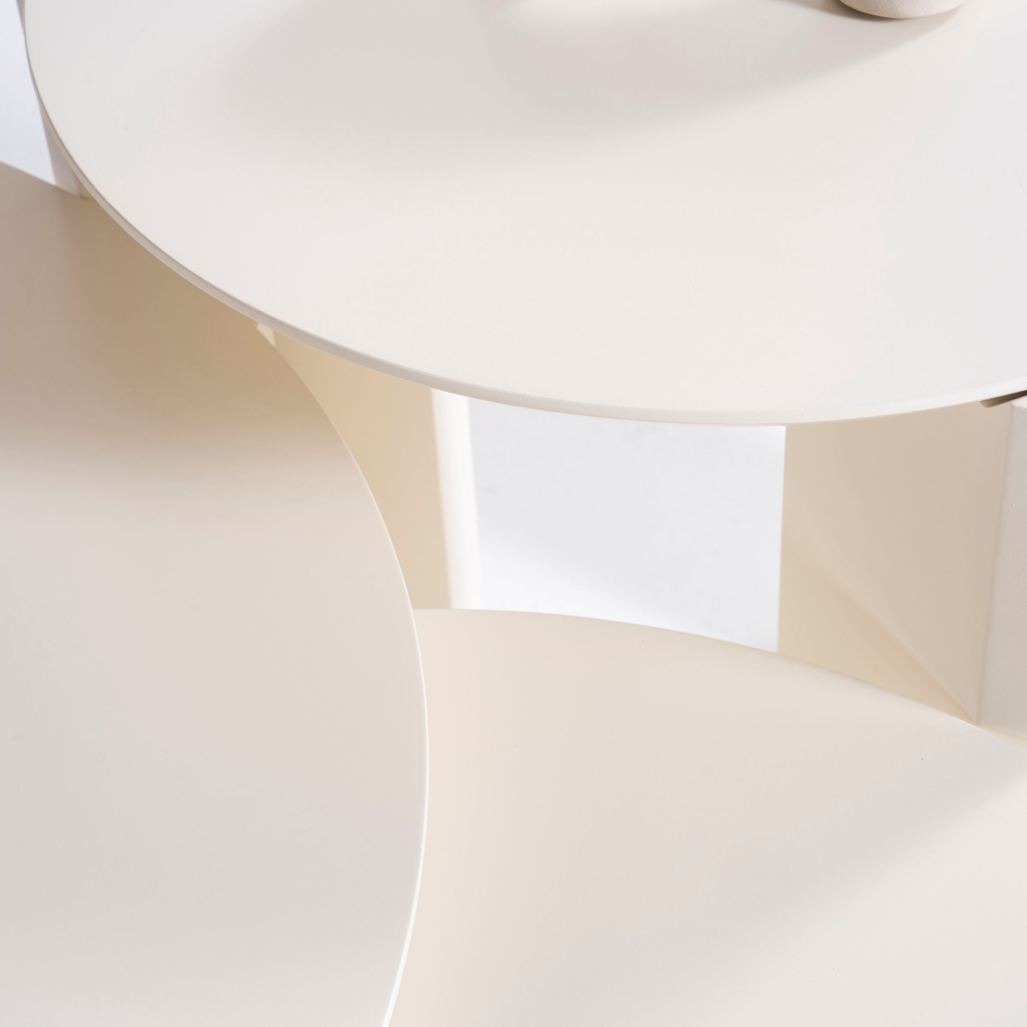 Nova 720 Cream 3 Pc Coffee Table Set