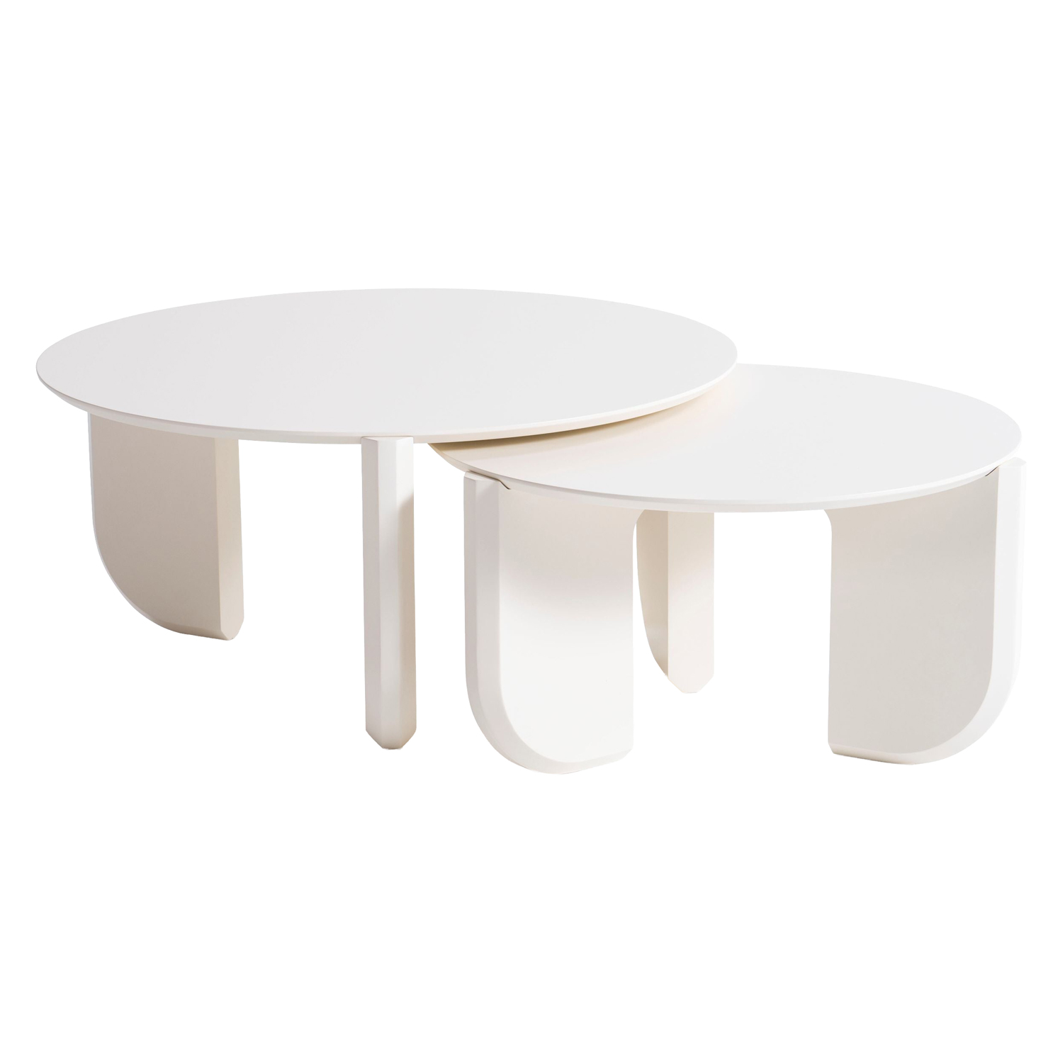 Nova 720 Cream 3 Pc Coffee Table Set