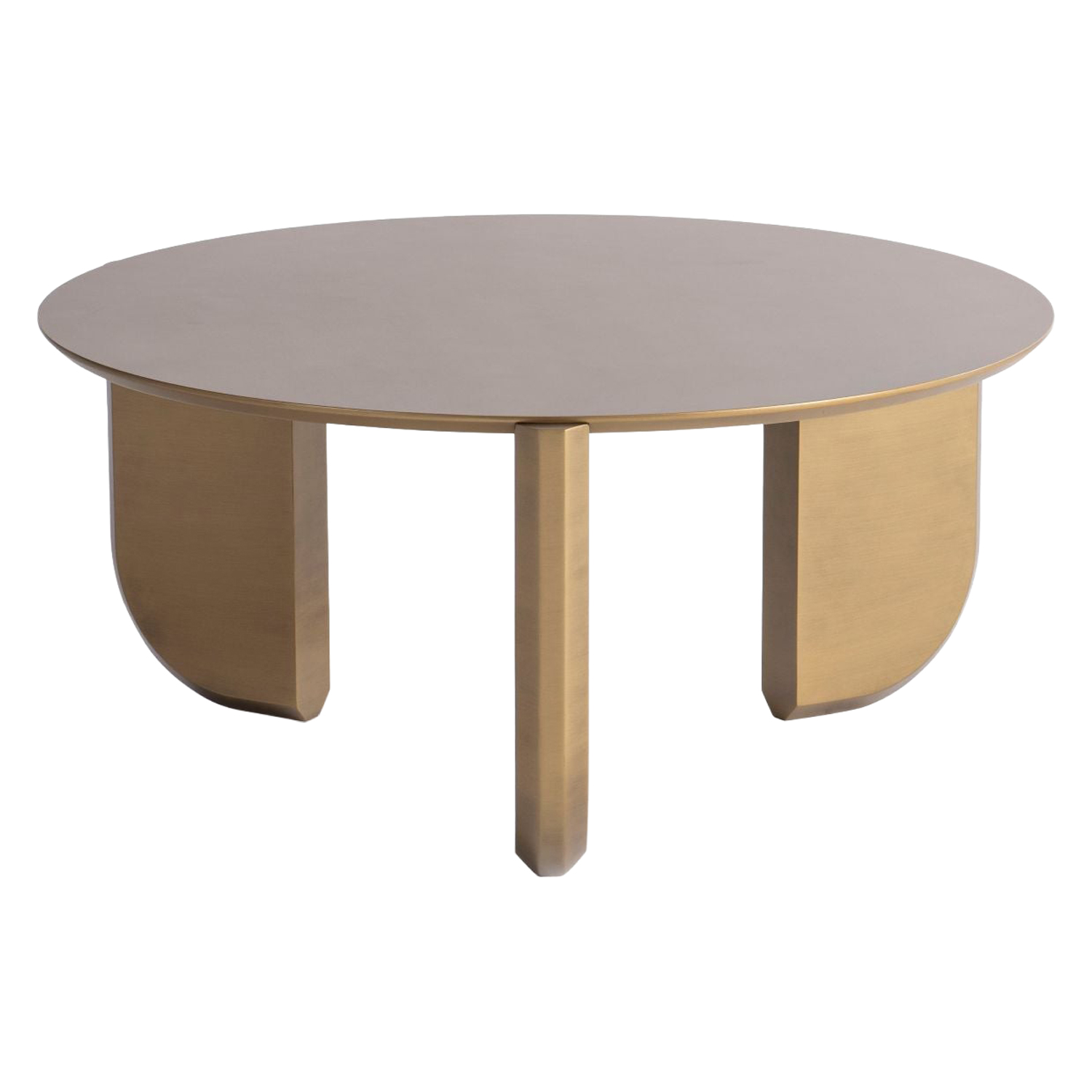 Nova 720 Gold 3 Pc Coffee Table Set