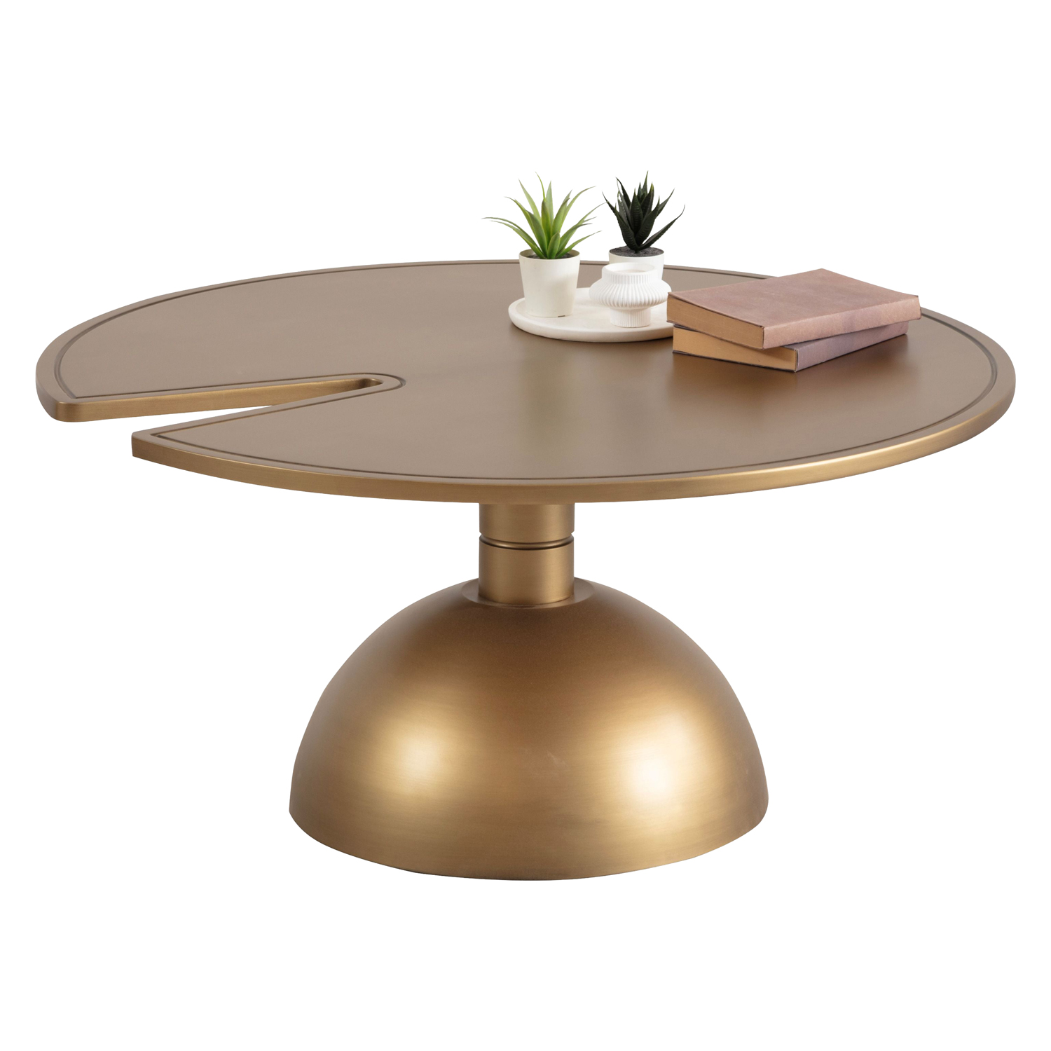 Nova 873 Gold 2 Pc Coffee Table Set