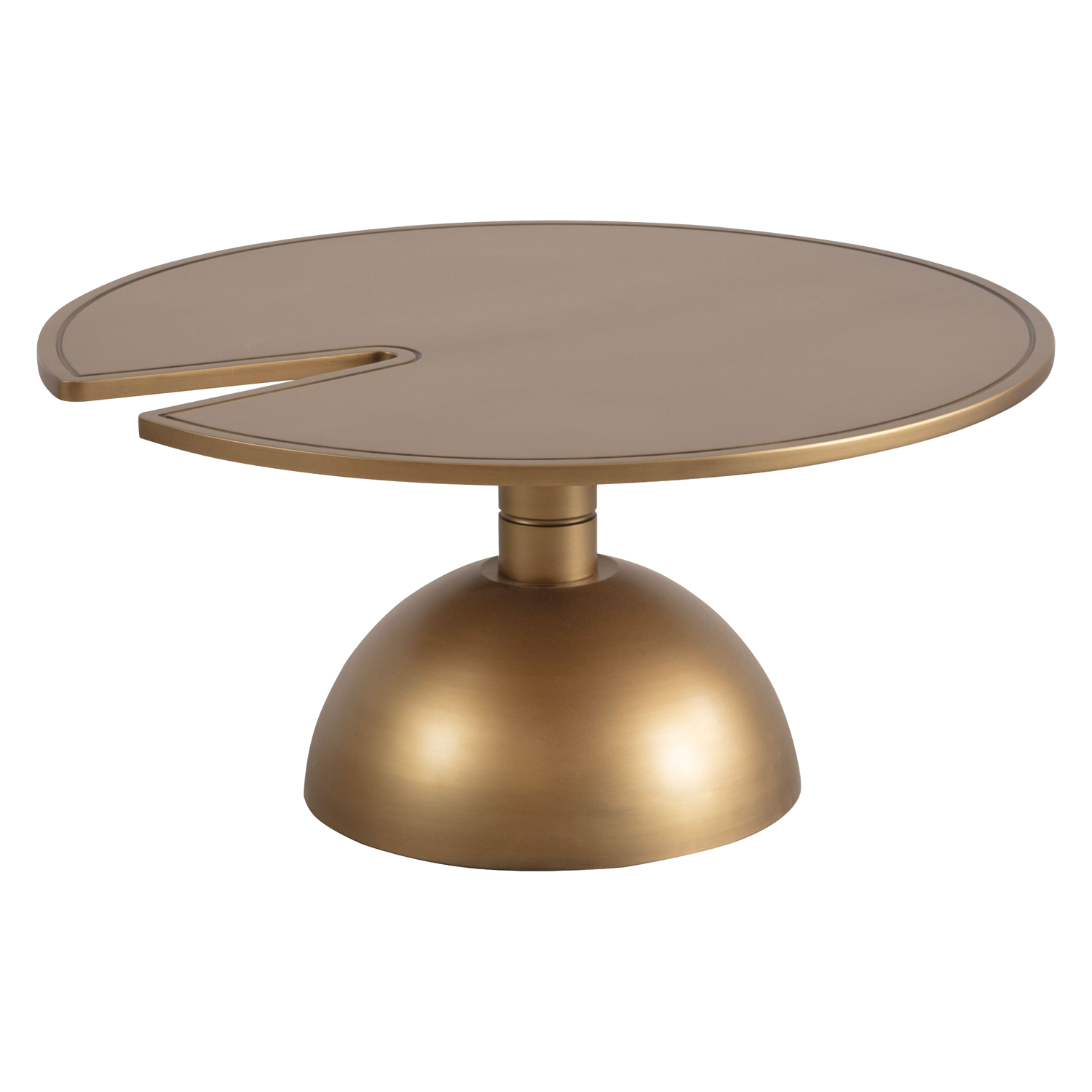Nova 873 Gold 2 Pc Coffee Table Set
