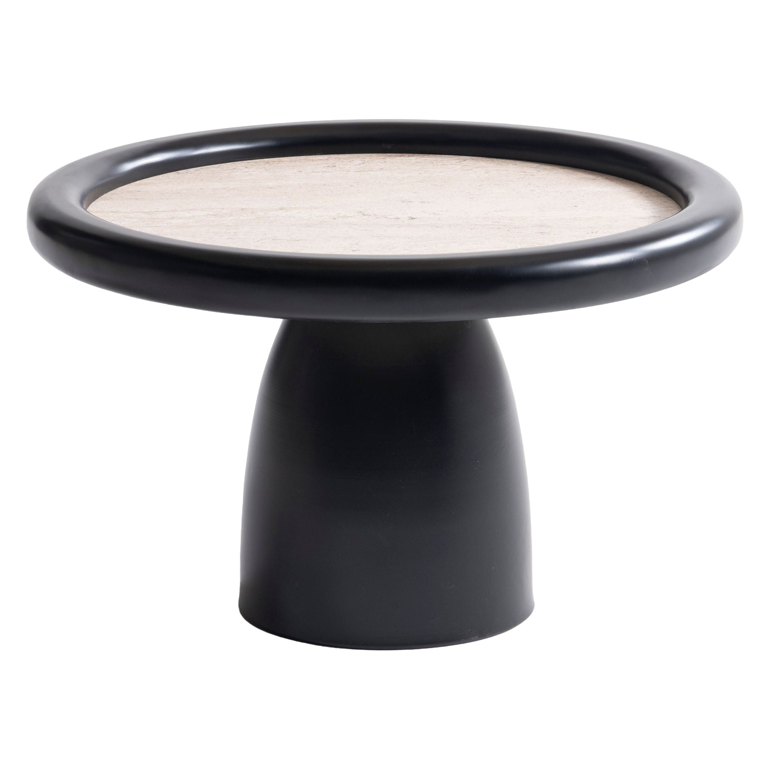 Nova 950 Black Travertine 3 Pc Coffee Table Set