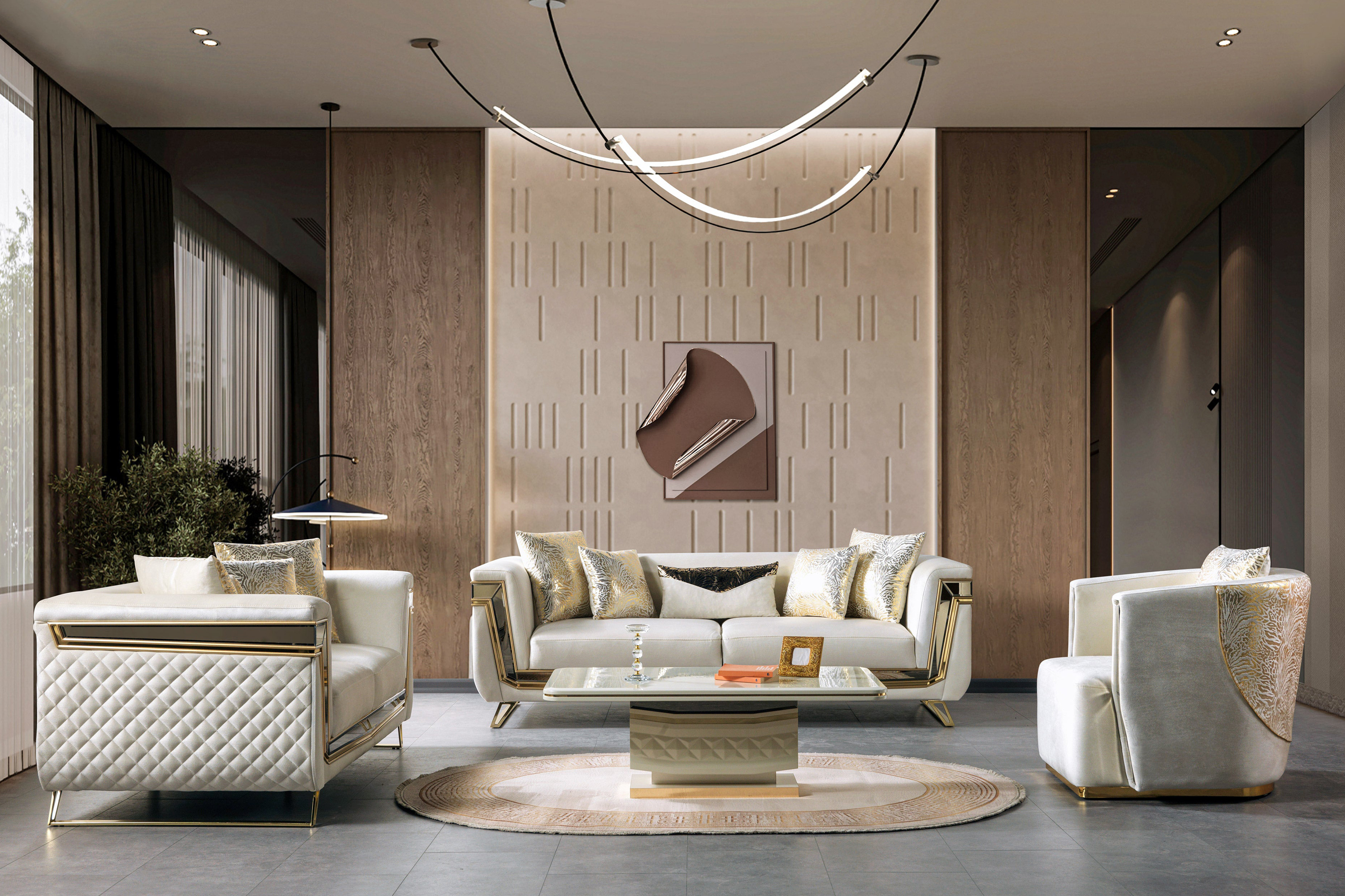 Nova - Anica Ivory Coffee Table