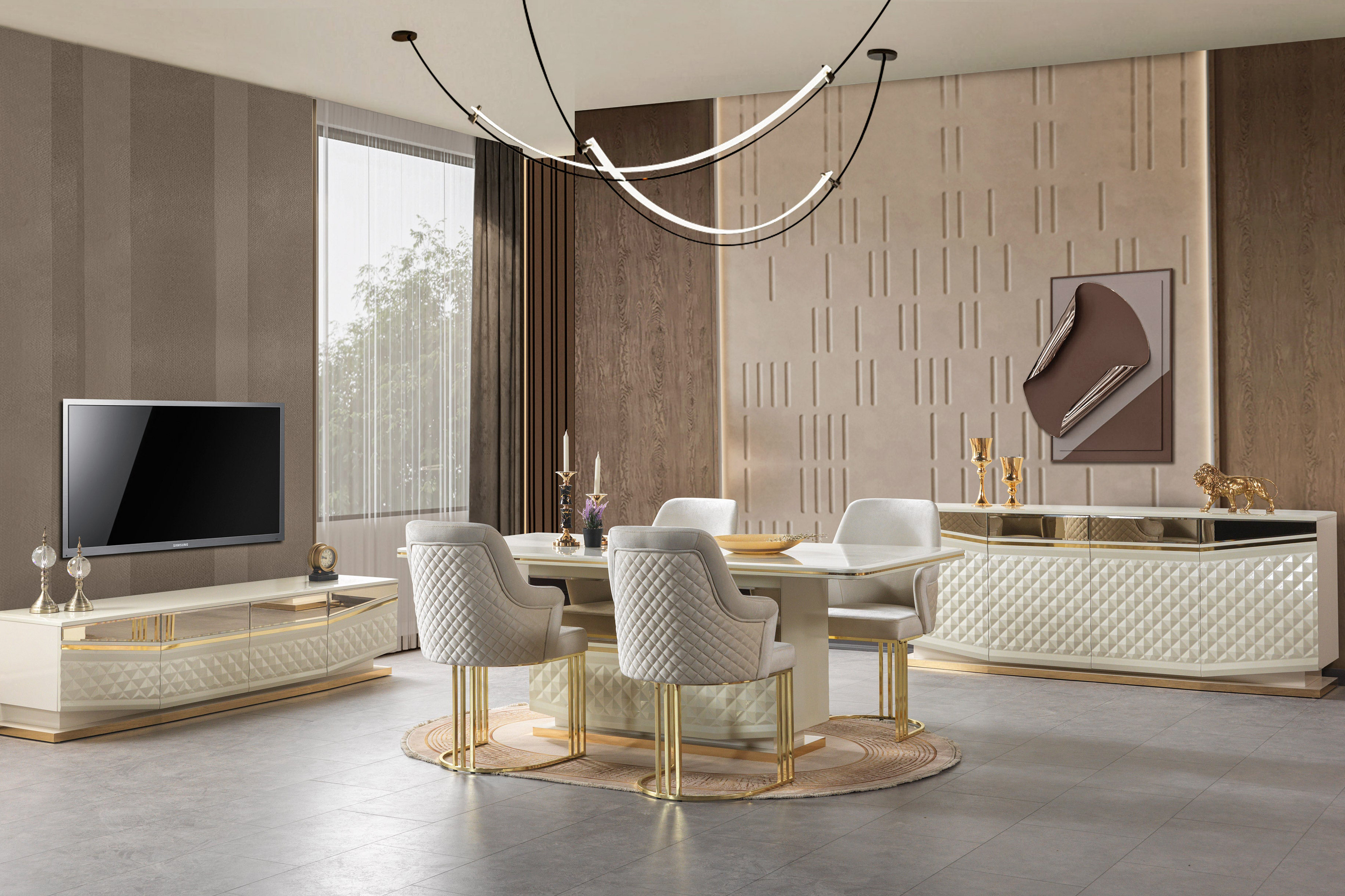 Nova - Anica Ivory Tv Stand