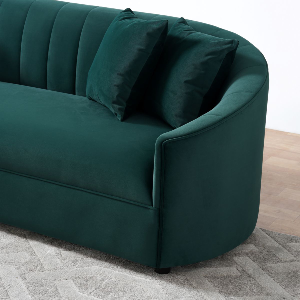 Nova - Kyle Green Velvet Sofa