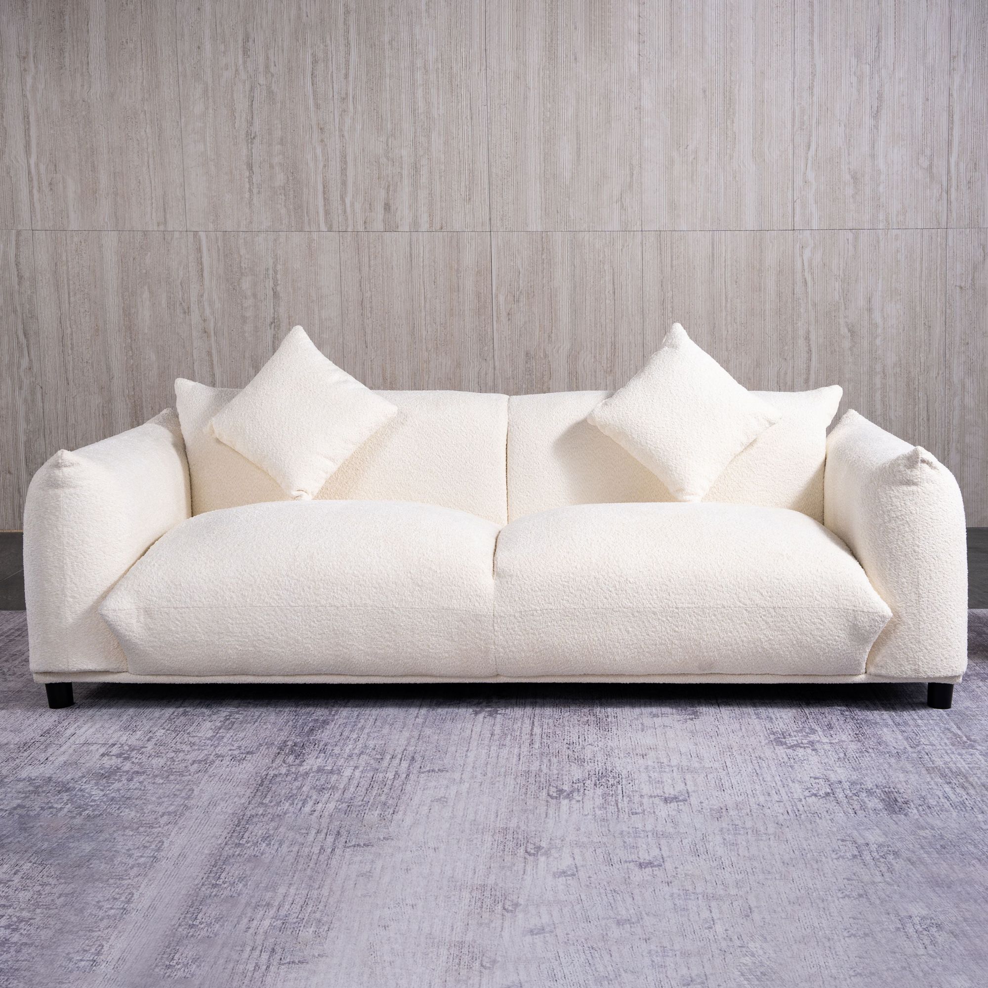 Nova - Marshall Cream Boucle Sofa