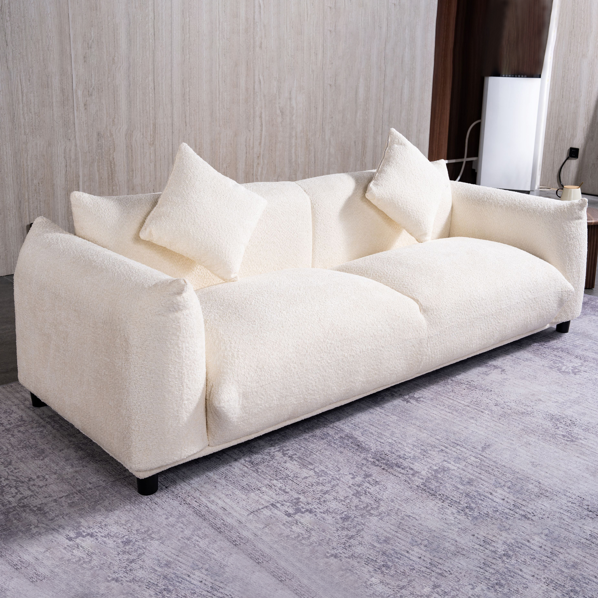 Nova - Marshall Cream Boucle Sofa