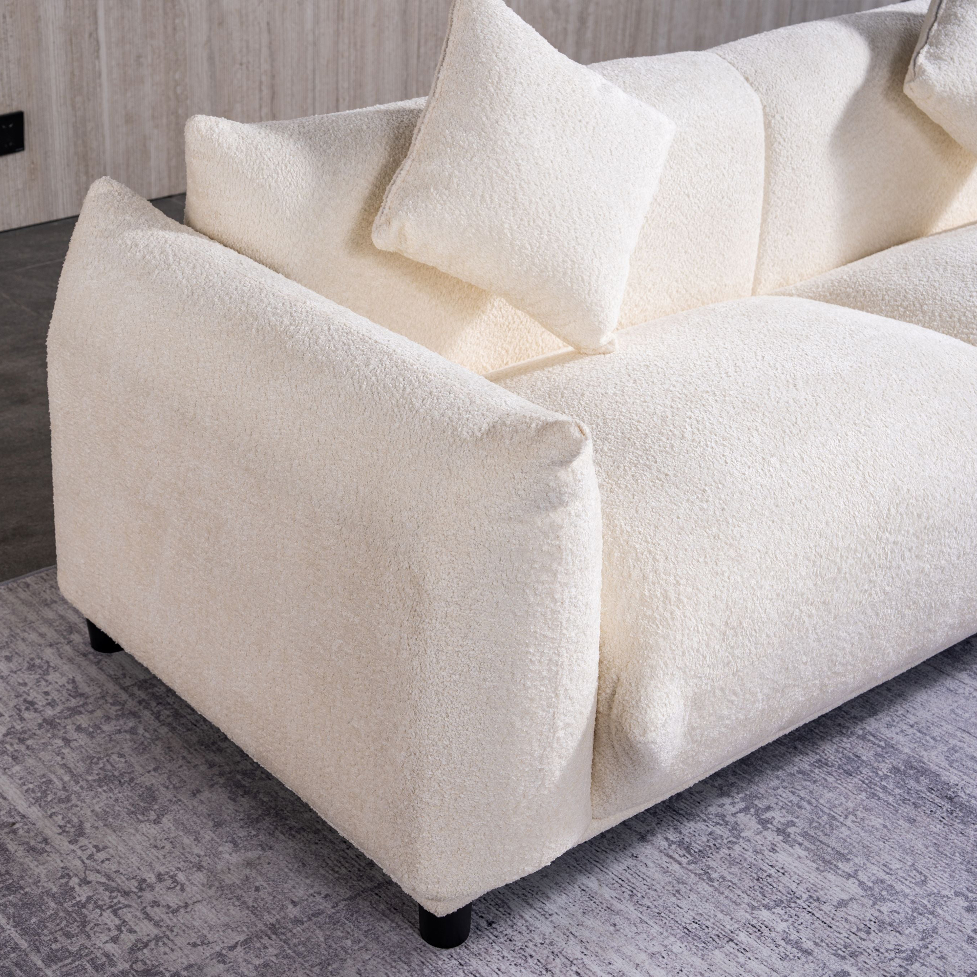 Nova - Marshall Cream Boucle Sofa