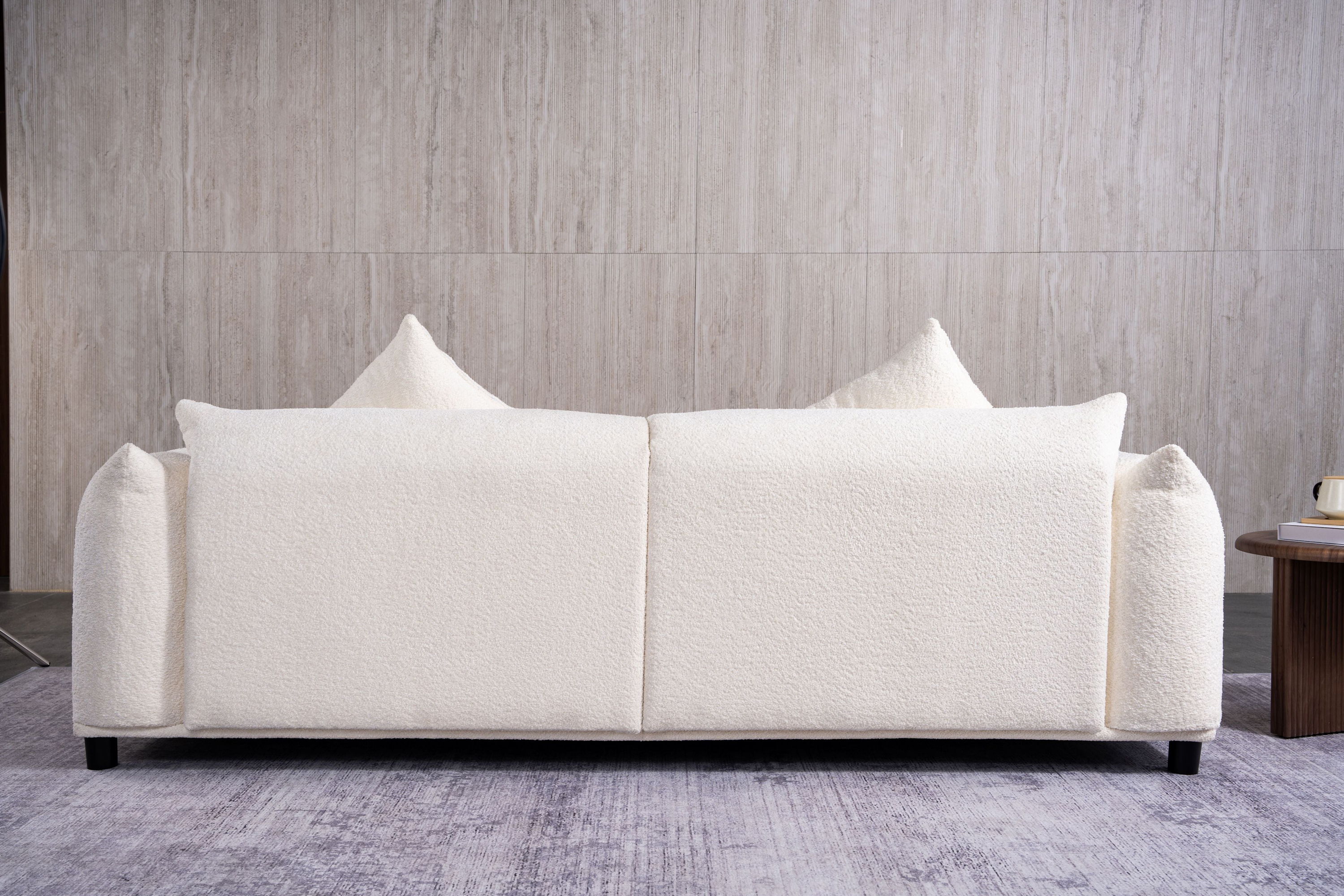 Nova - Marshall Cream Boucle Sofa