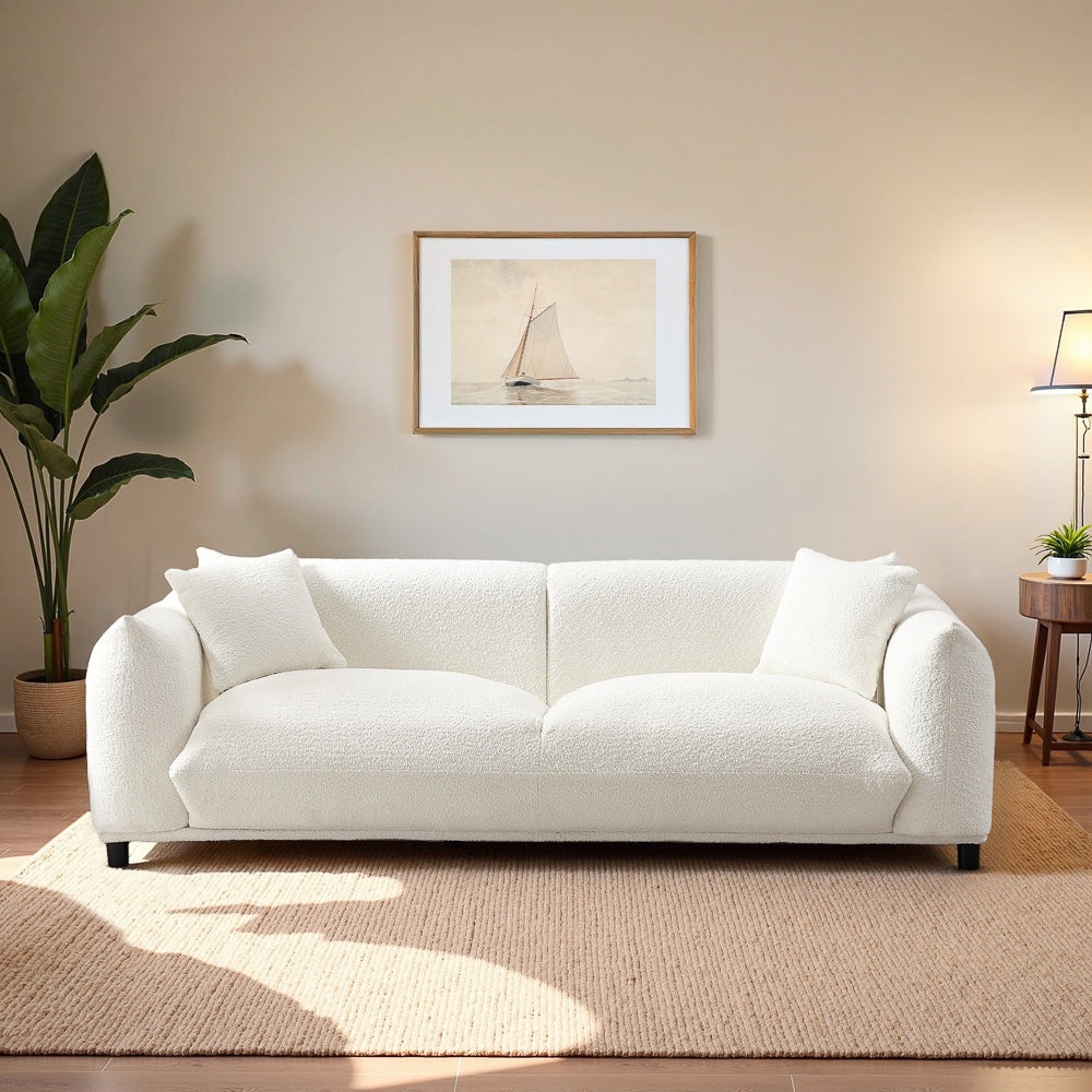 Nova - Marshall Cream Boucle Sofa