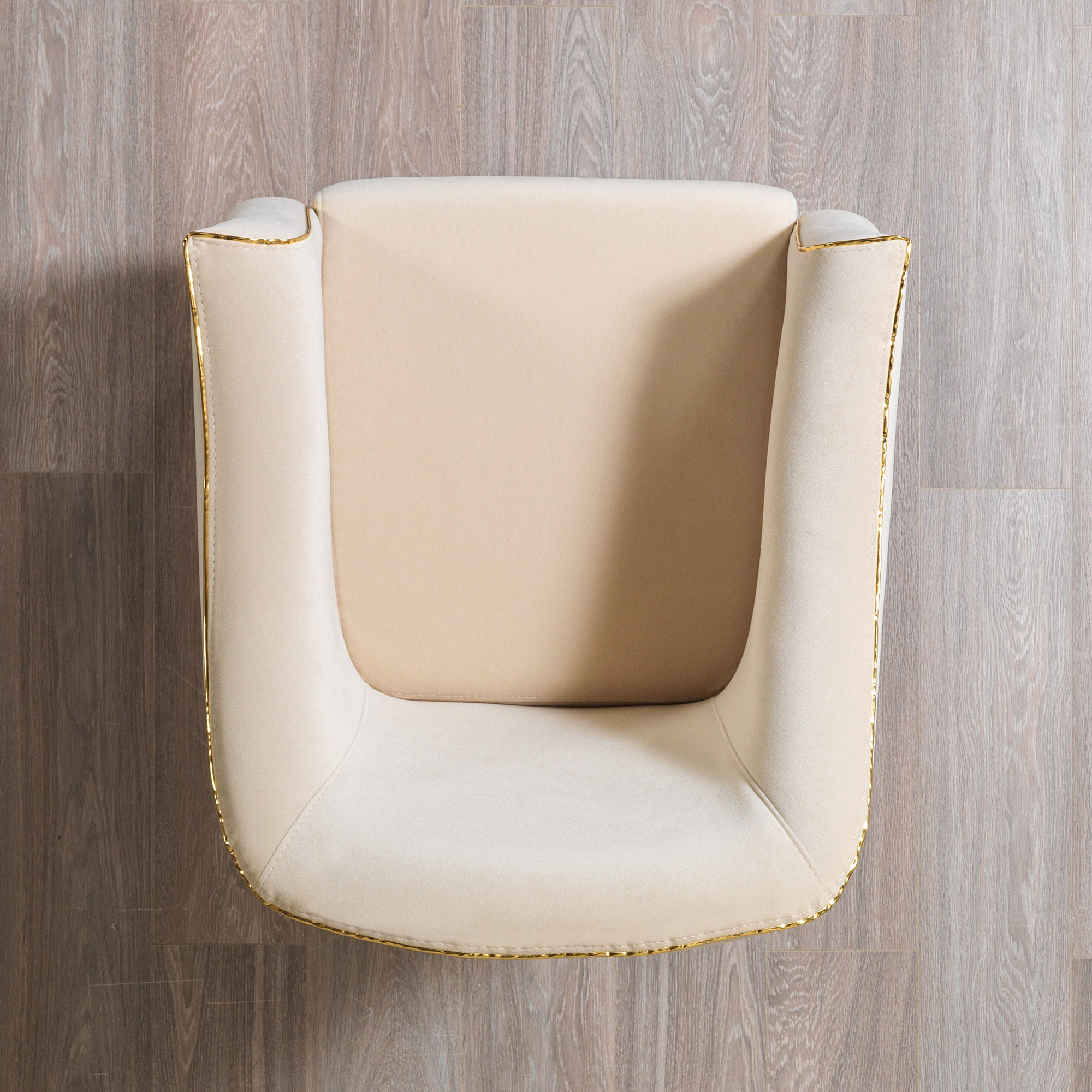 Nova Belinda Ivory Velvet Chair