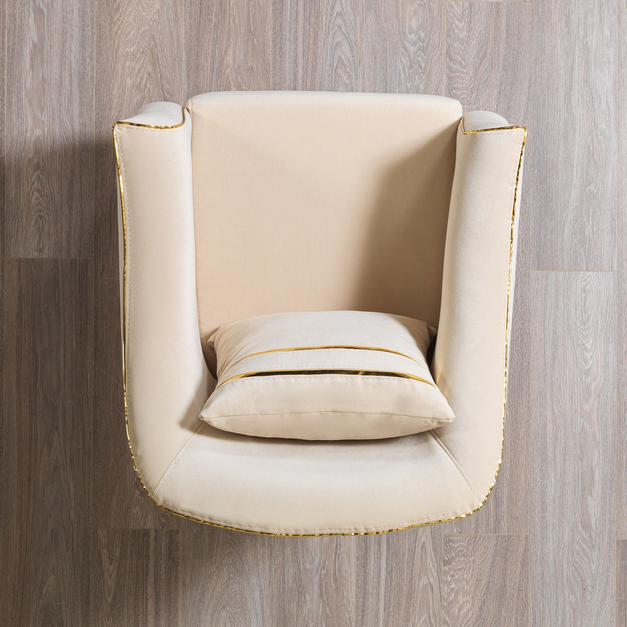 Nova - Belinda Ivory Velvet Sofa 89" & Loveseat 69"