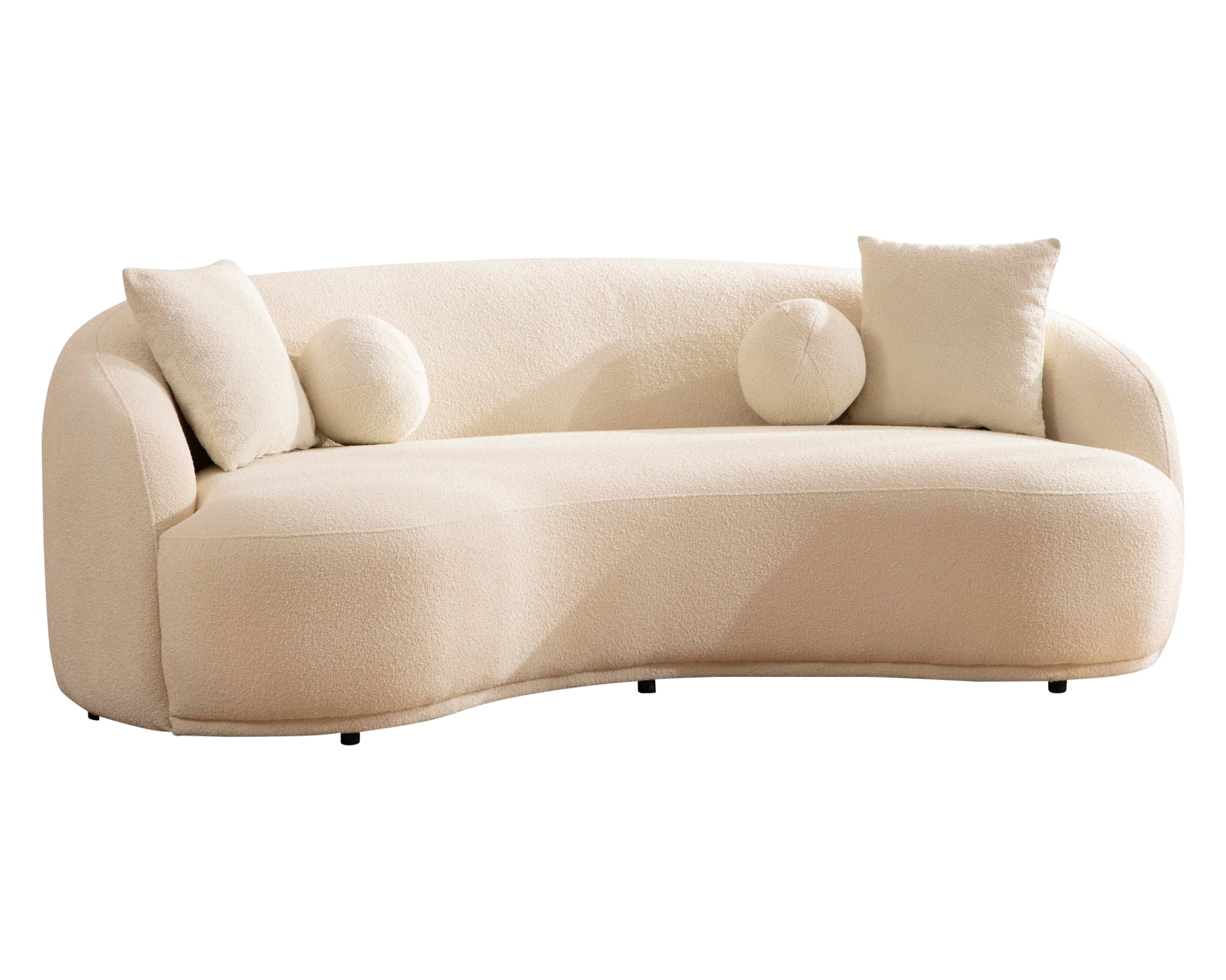 Nova - Bonita Ivory Boucle Sofa