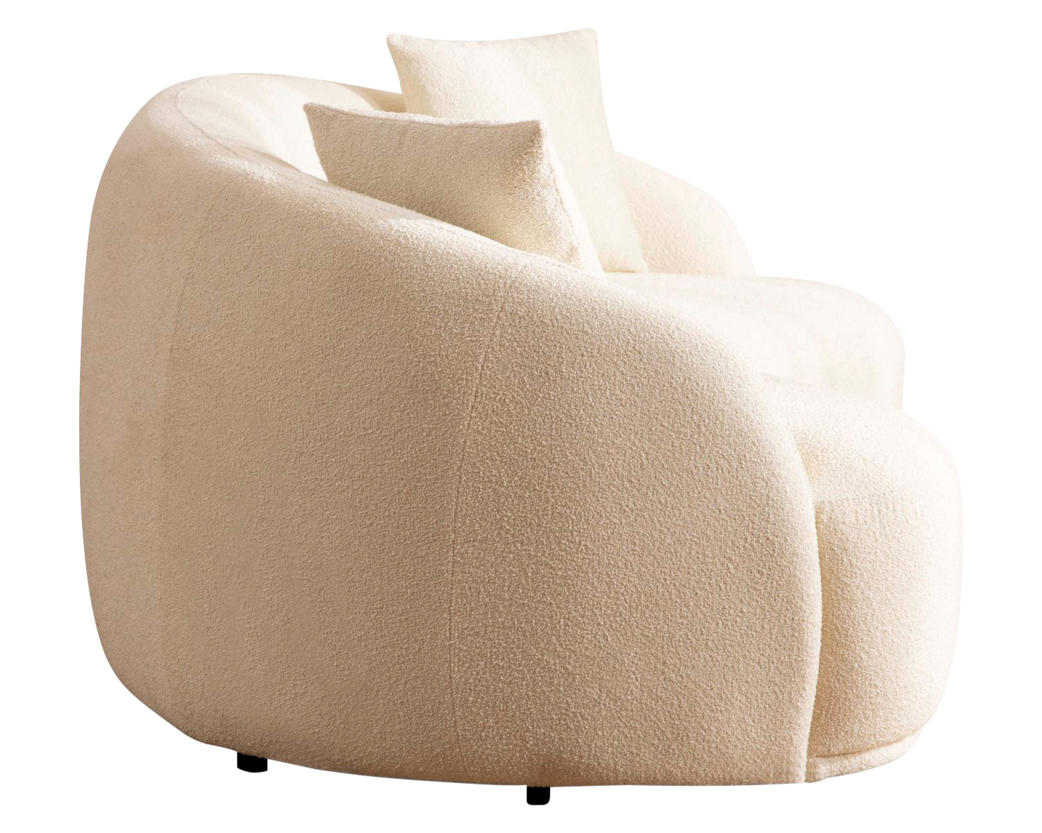 Nova - Bonita Ivory Boucle Sofa