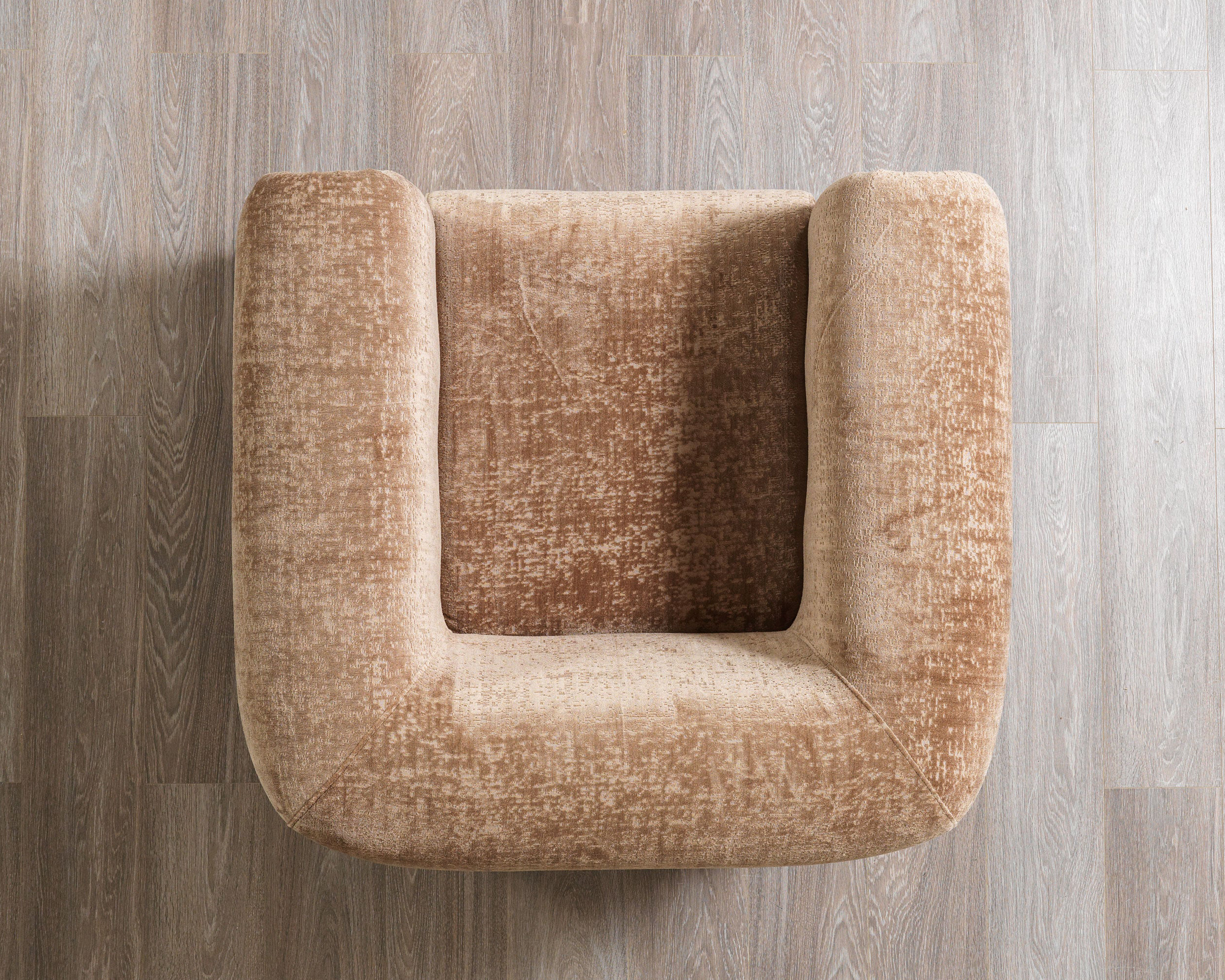 Nova Brenda Coffee Boucle Chair