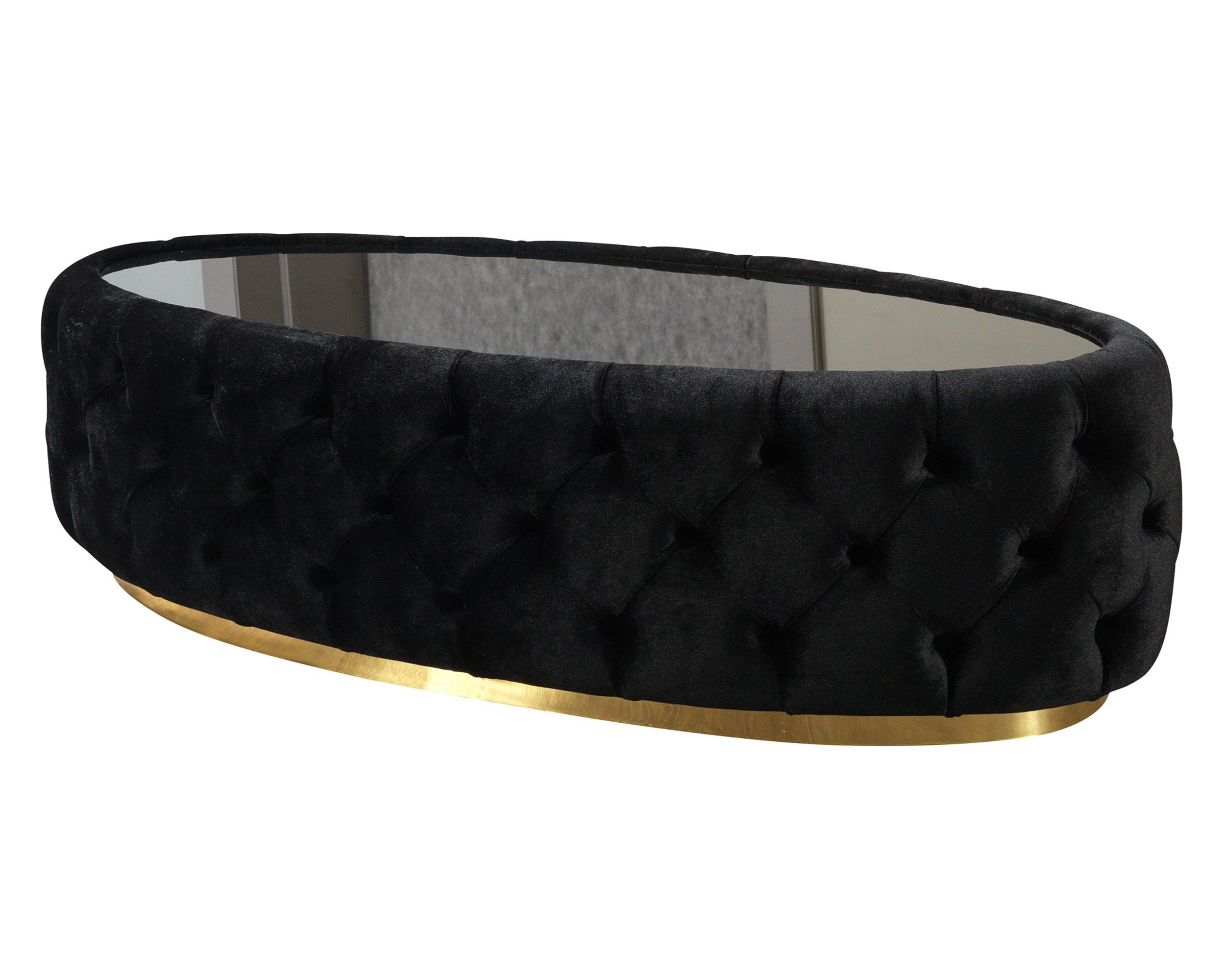 Nova - Daphne Black Velvet Sofa 95" & Loveseat 79"