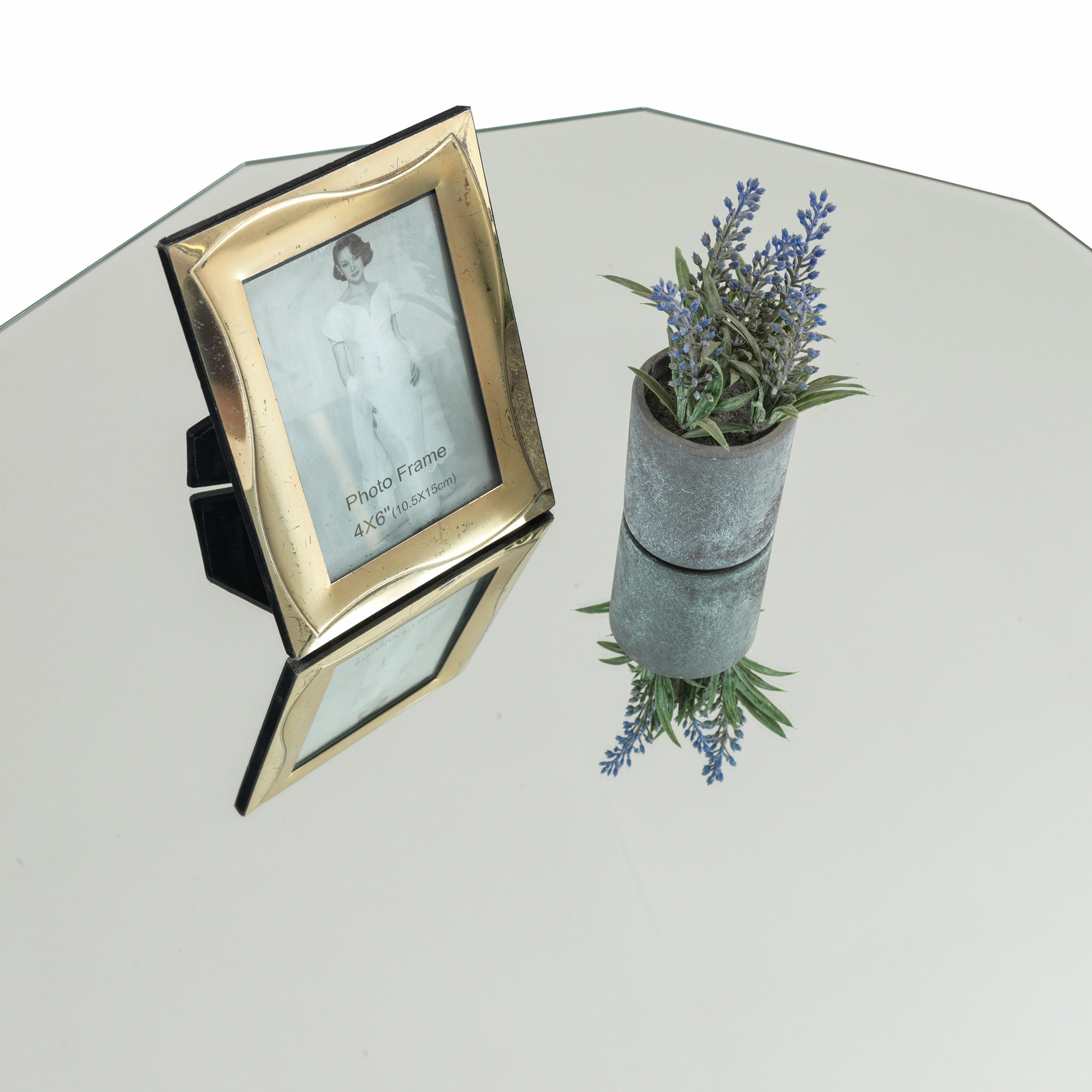 Nova - Diamond Mirrored Coffee Table