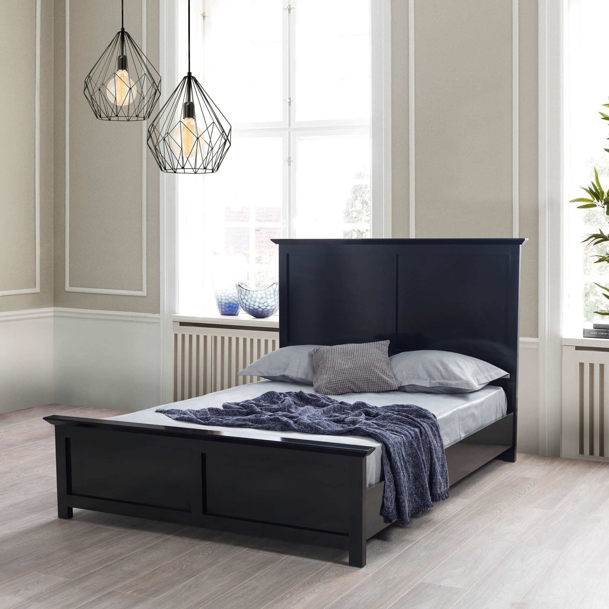 Nova - Erika Black 4 pc Queen Bedroom Set