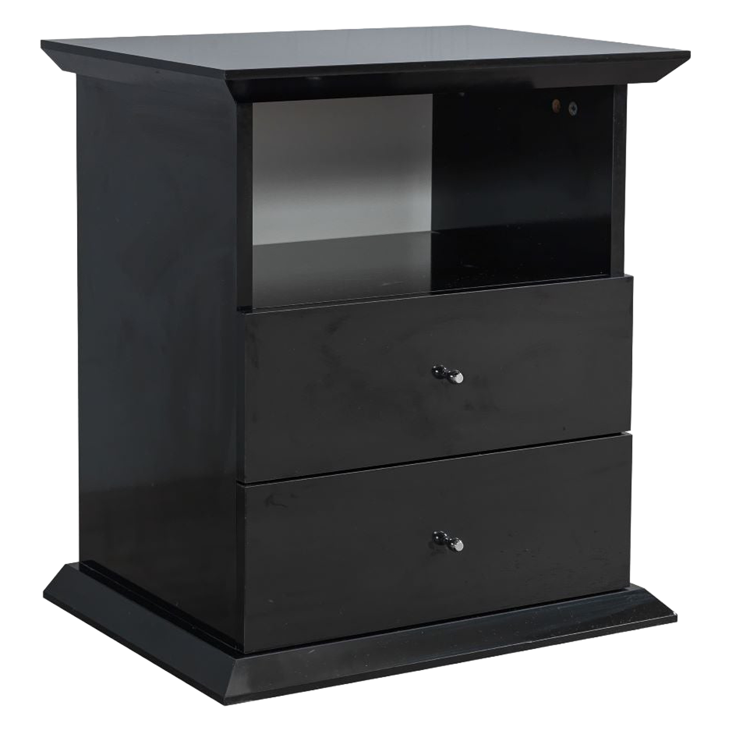 Nova - Erika Black 4 pc Queen Bedroom Set