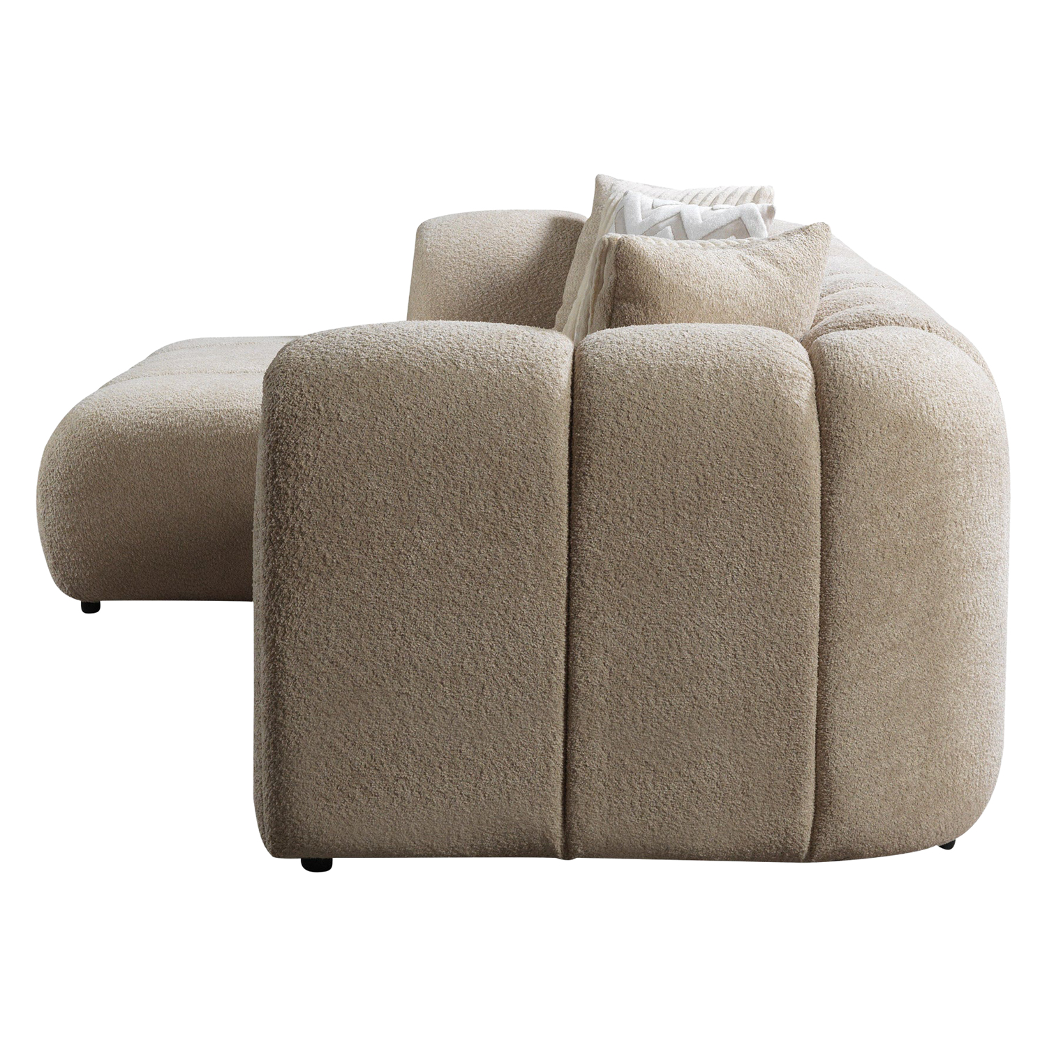Nova - Lis Sand Boucle LAF 115" Sectional