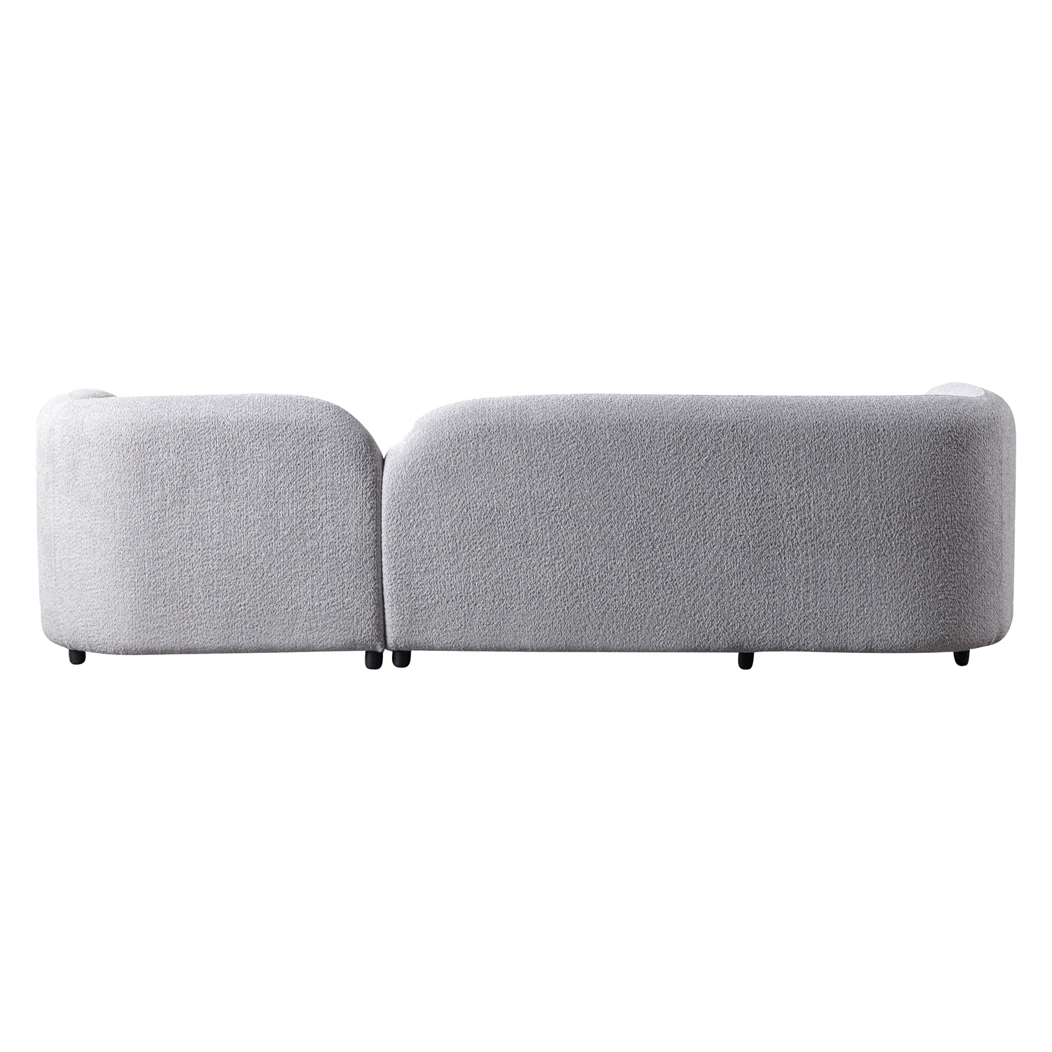 Nova - Liva Gray Boucle RAF 110" Sectional
