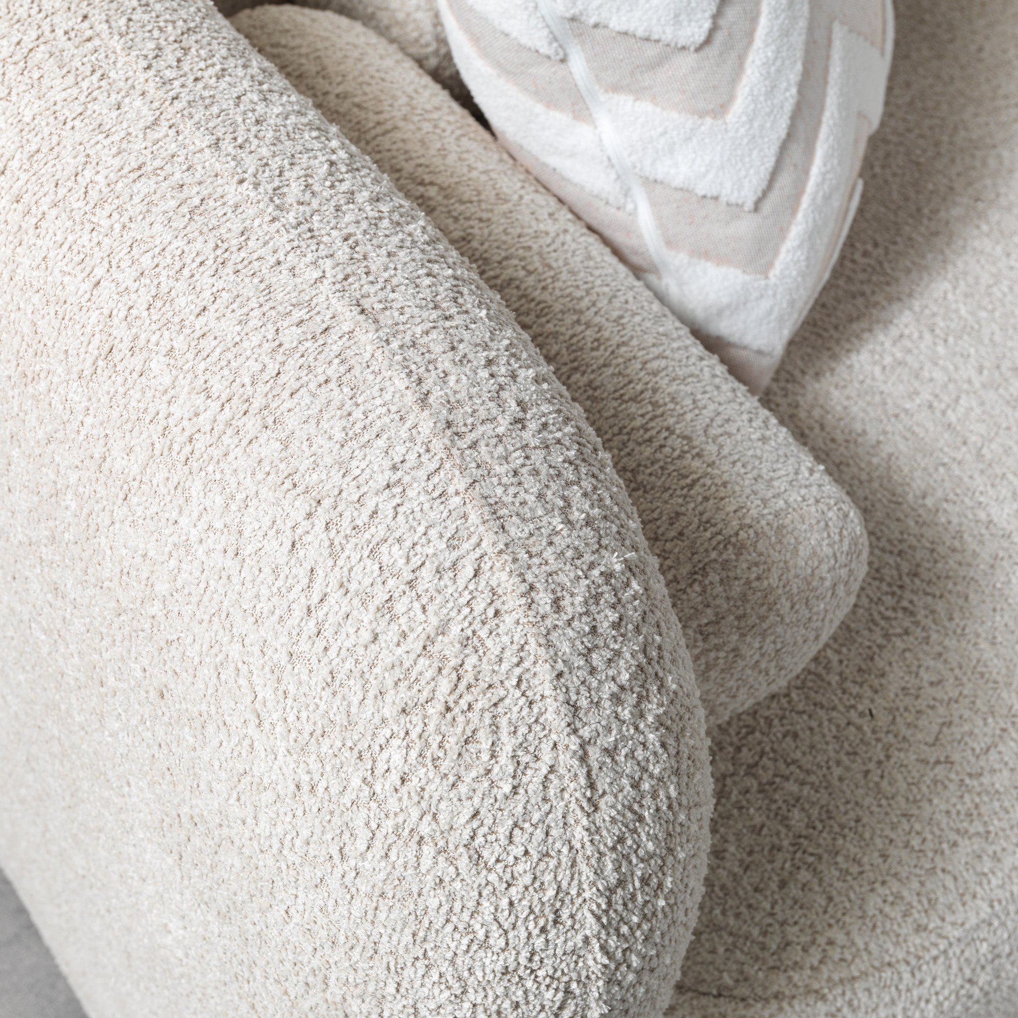 Nova Liva Sand Boucle RAF 110" Sectional