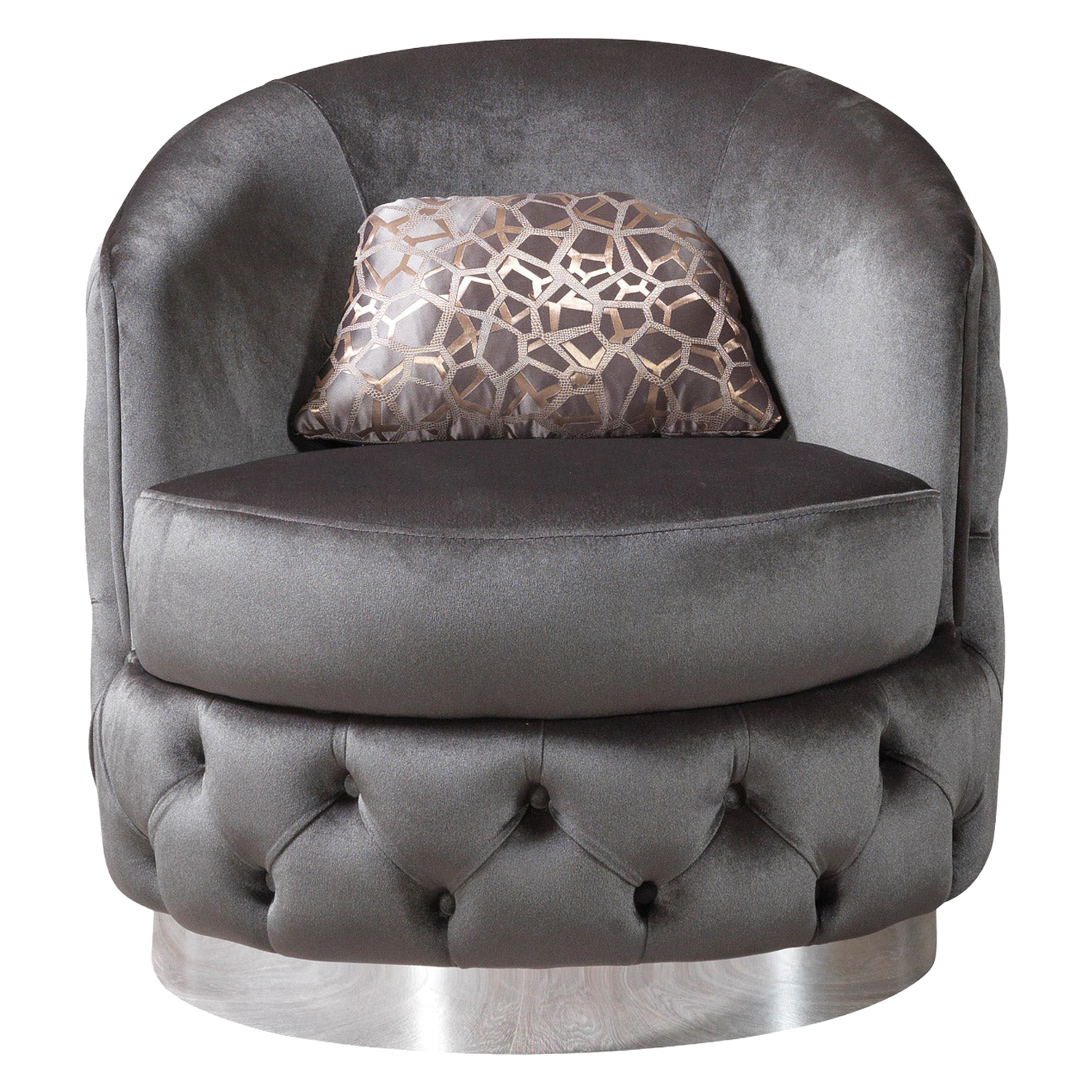 Nova - Lupino Gray Velvet Sofa 95" & Loveseat 82"