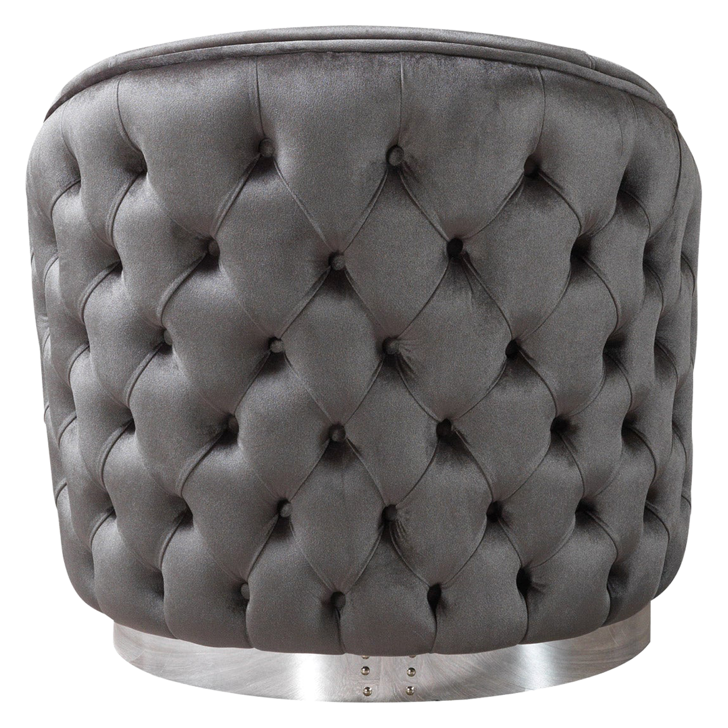 Nova - Lupino Gray Velvet Sofa 95" & Loveseat 82"