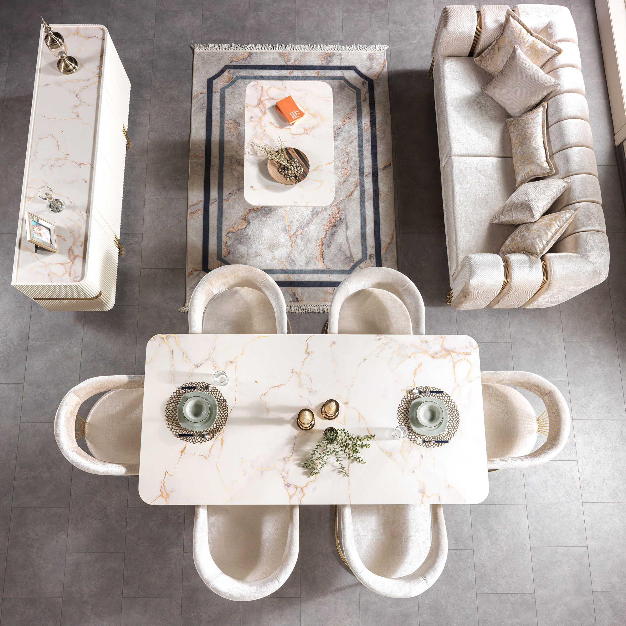 Nova - Santana Ivory Dining Server