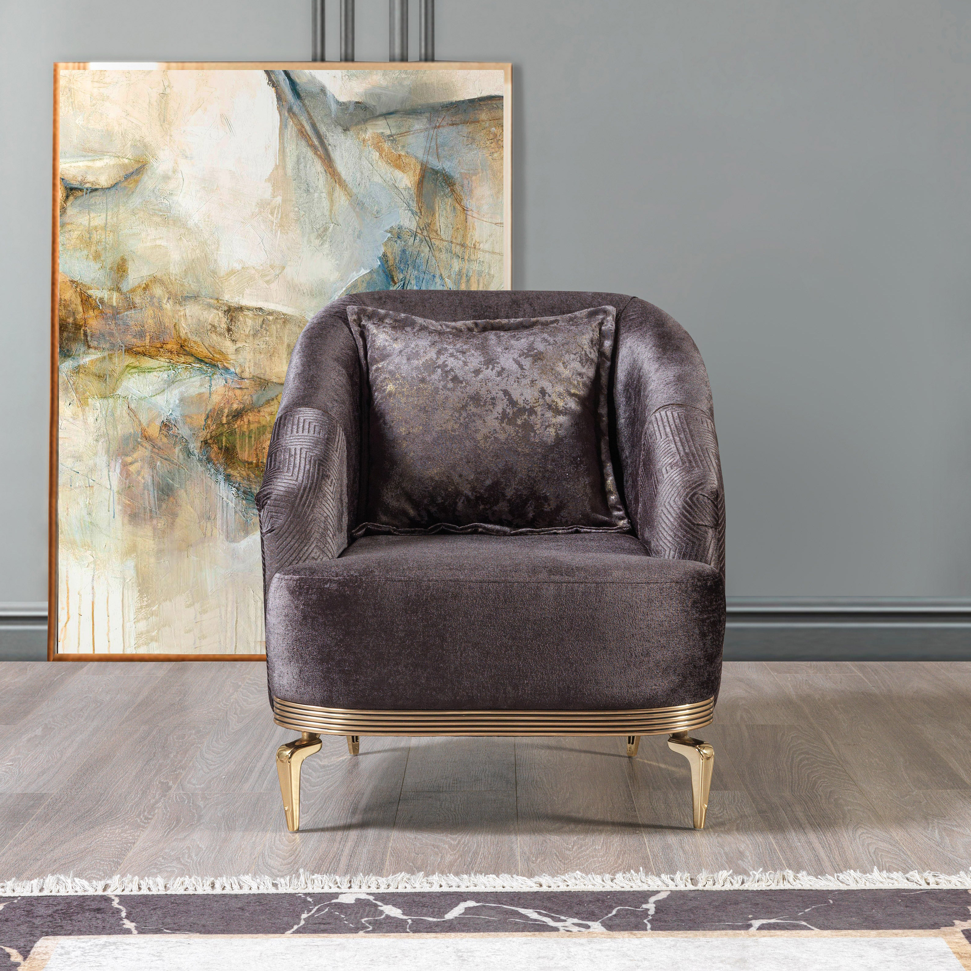 Nova - Santana Velvet Chair