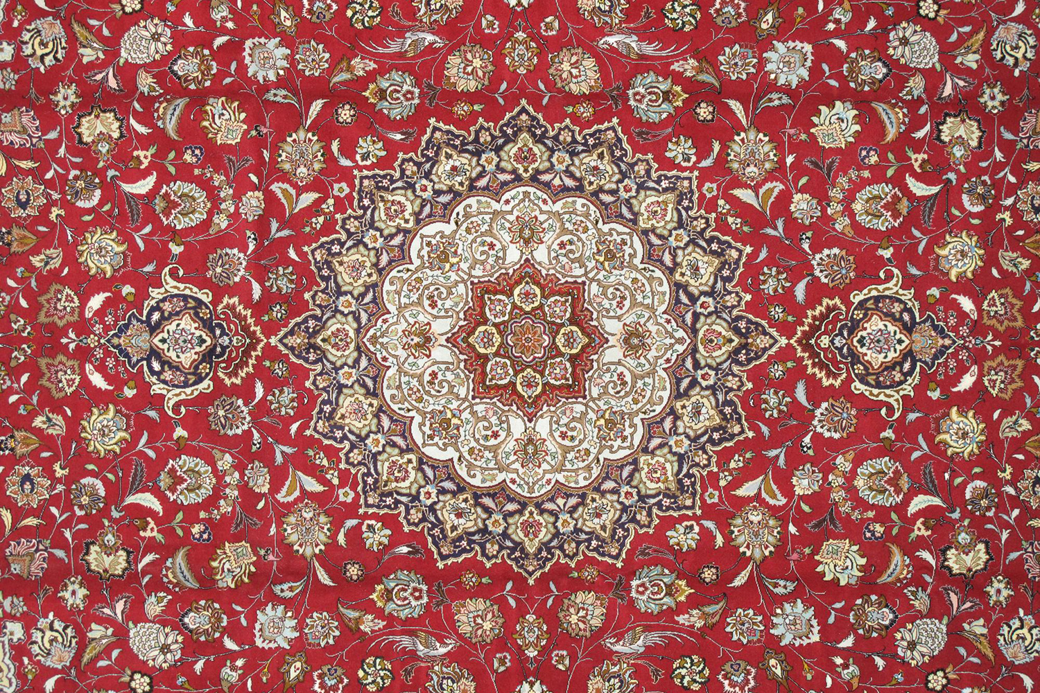 Pasargad - Tabriz Collection Hand-Knotted Silk and Wool Area Rug 118'' x 158'' (025762)