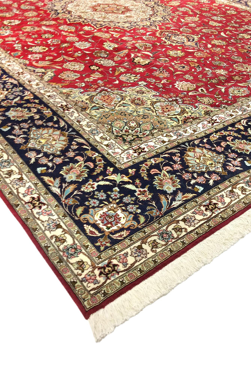 Pasargad - Tabriz Collection Hand-Knotted Silk and Wool Area Rug 118'' x 158'' (025762)