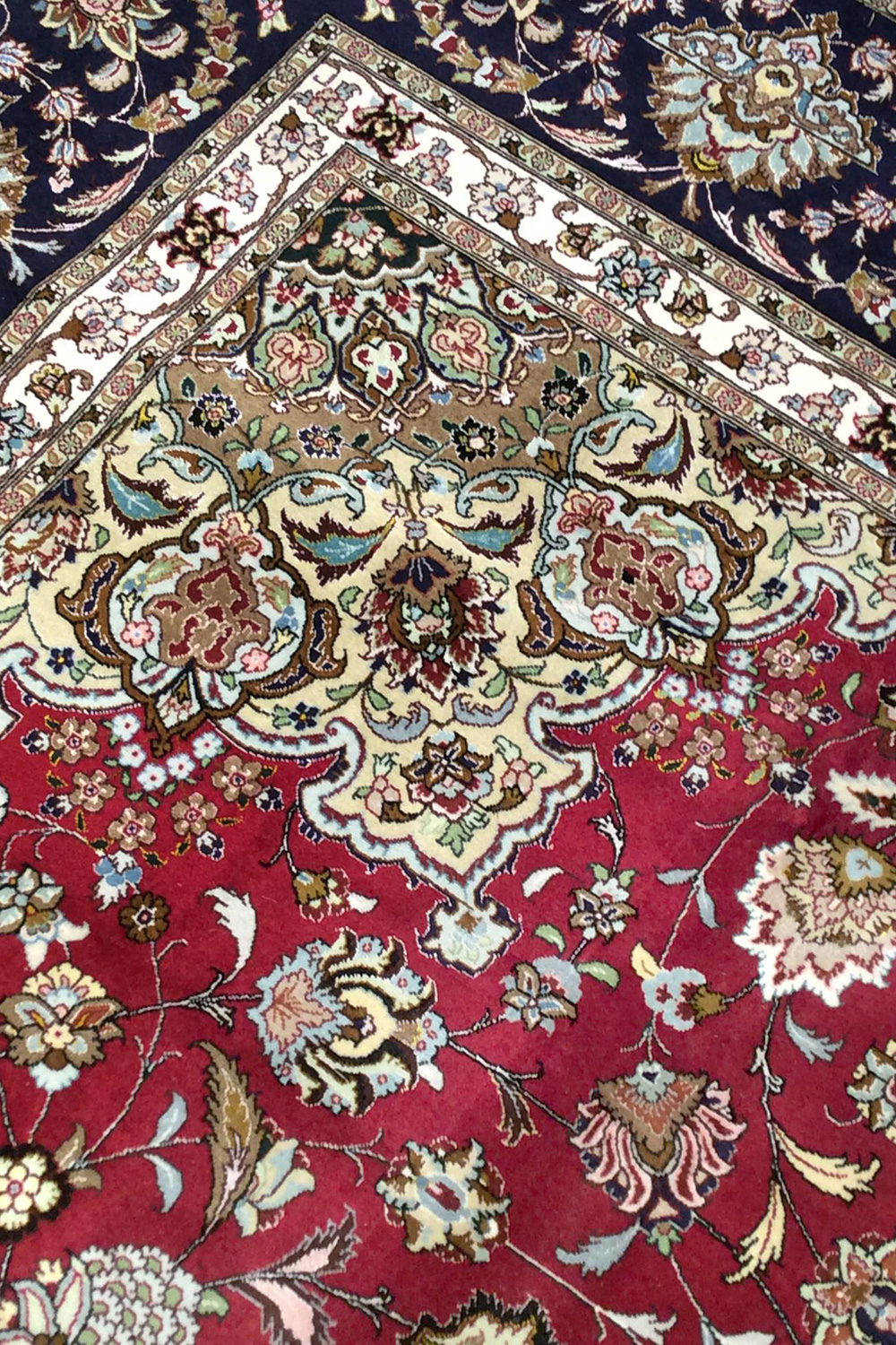 Pasargad - Tabriz Collection Hand-Knotted Silk and Wool Area Rug 118'' x 158'' (025762)