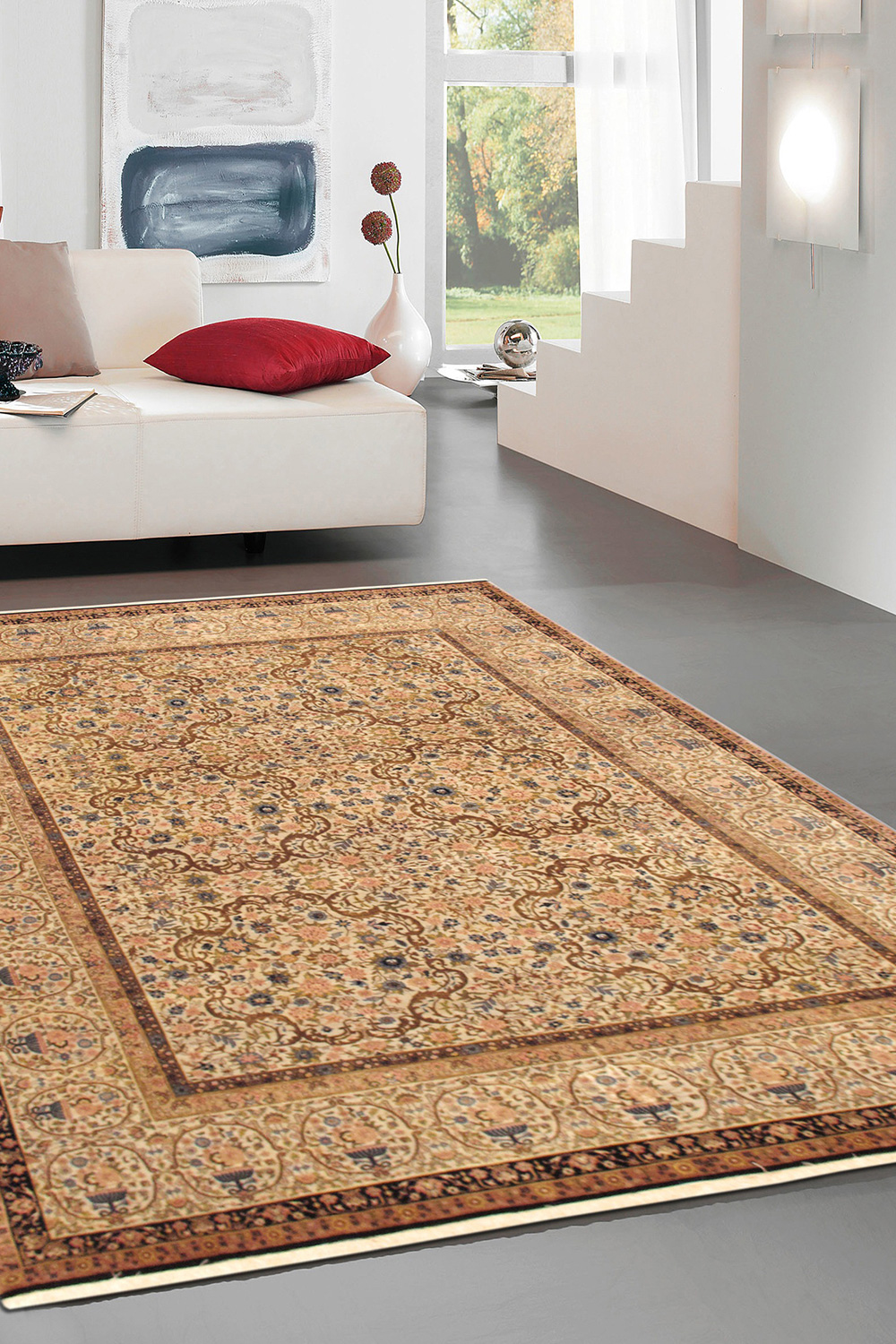 Pasargad - Lavar Collection Hand-Knotted Lamb's Wool Area Rug 165'' x 184'' (026288)
