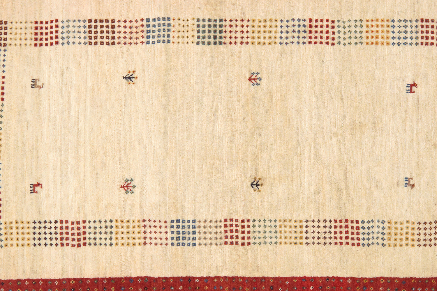 Pasargad - Gabbeh Collection Hand-Knotted Lamb's Wool Area Rug 40'' x 63'' (030227)