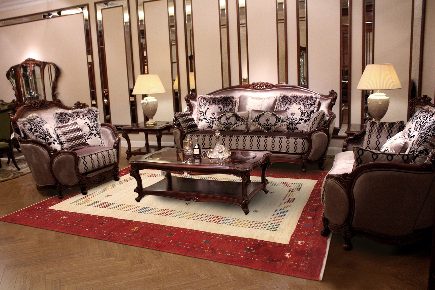 Pasargad - Gabbeh Collection Hand-Knotted Lamb's Wool Area Rug 40'' x 63'' (030227)