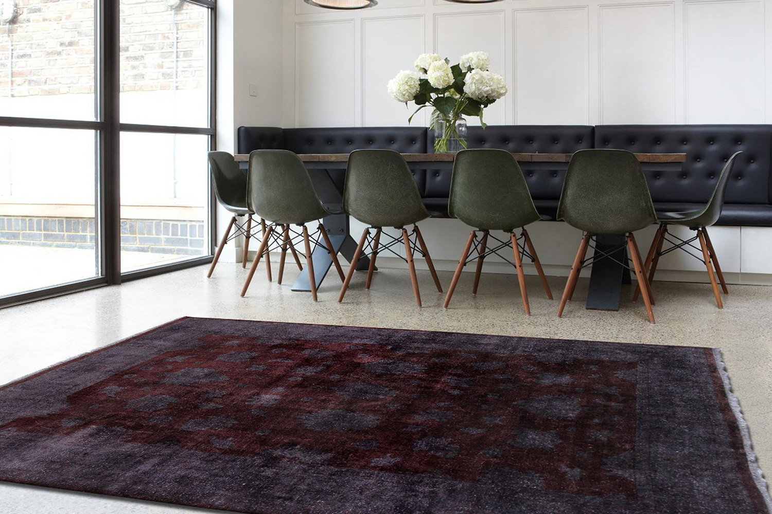 Pasargad - Turkish Overdyes Collection Hand-Knotted Lamb's Wool Area Rug 117'' x 165'' (030779)