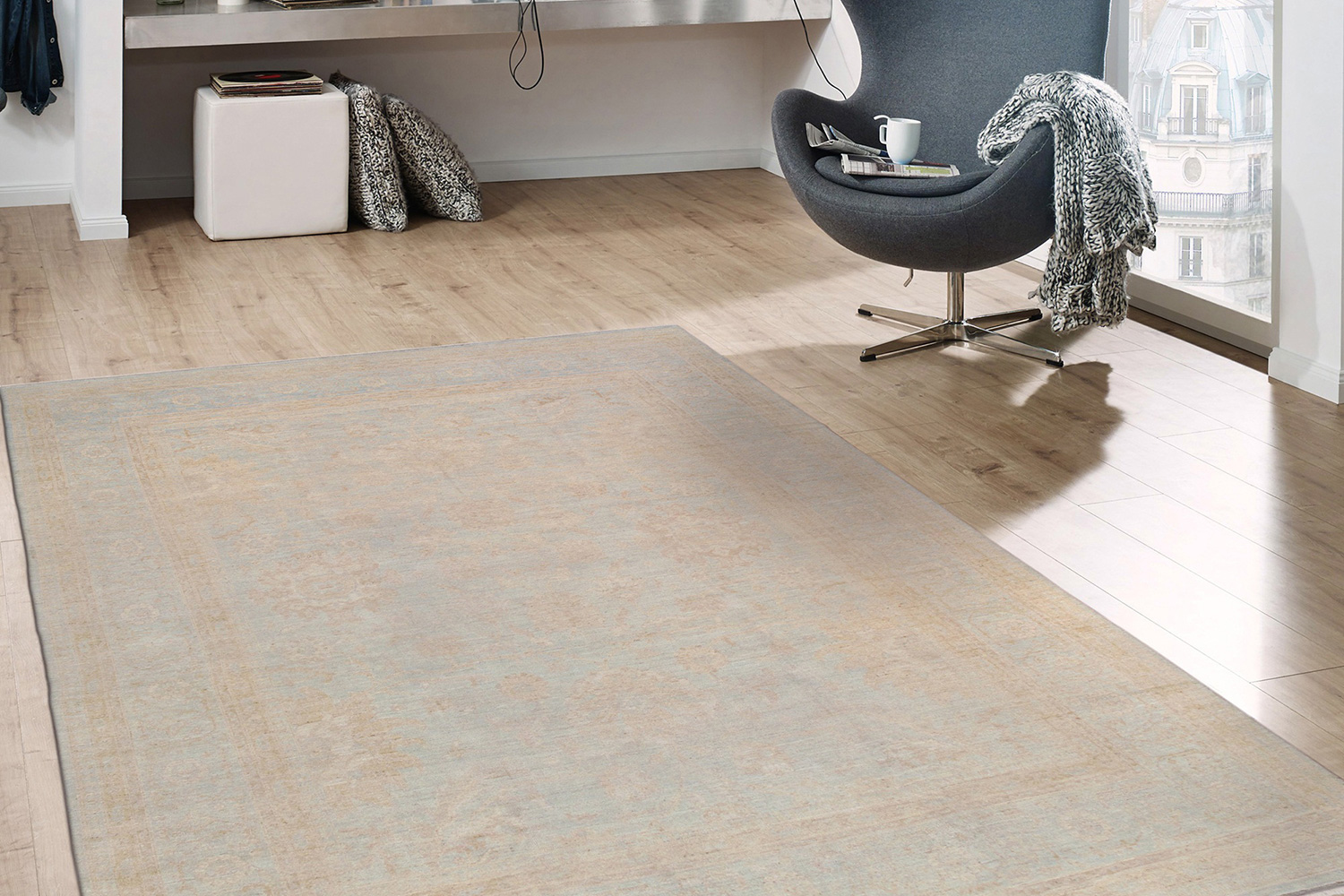 Pasargad - Oushak Collection Hand-Knotted Lamb's Wool Area Rug 142'' x 178'' (043207)