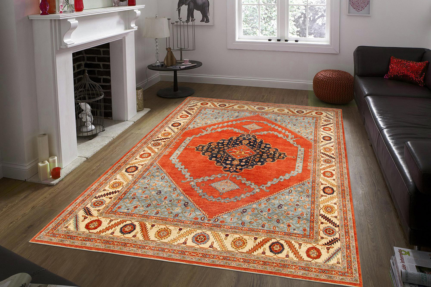 Pasargad - Serapi Collection Hand-Knotted Lamb's Wool Area Rug 145'' x 181'' (046074)