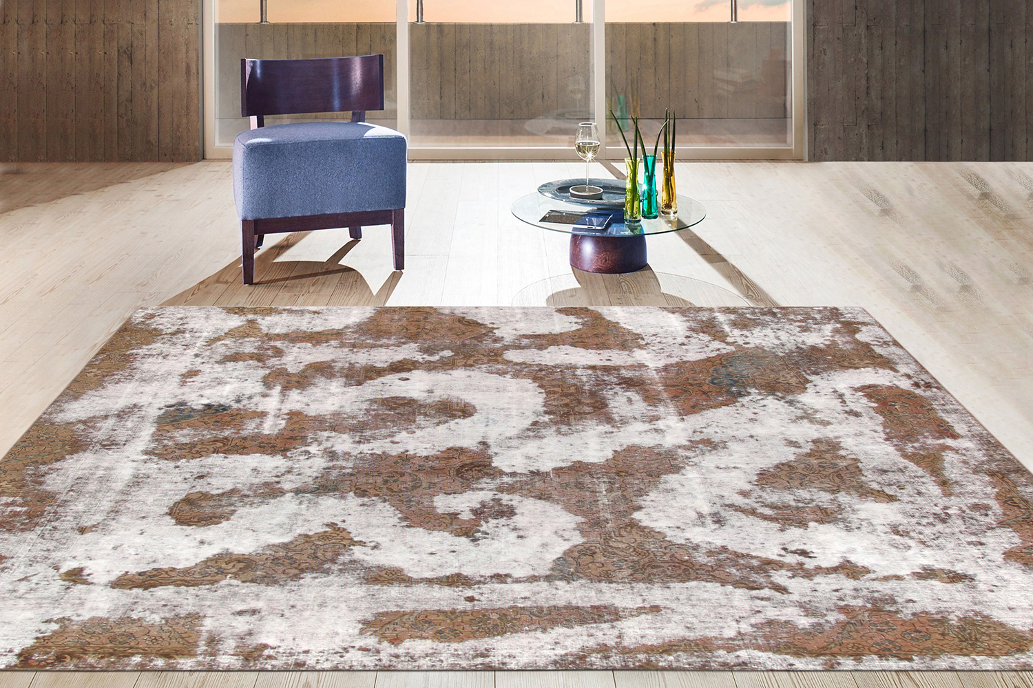 Pasargad - Overdyes Collection Hand-Knotted Lamb's Wool Area Rug 117'' x 118'' (54685 10X10)