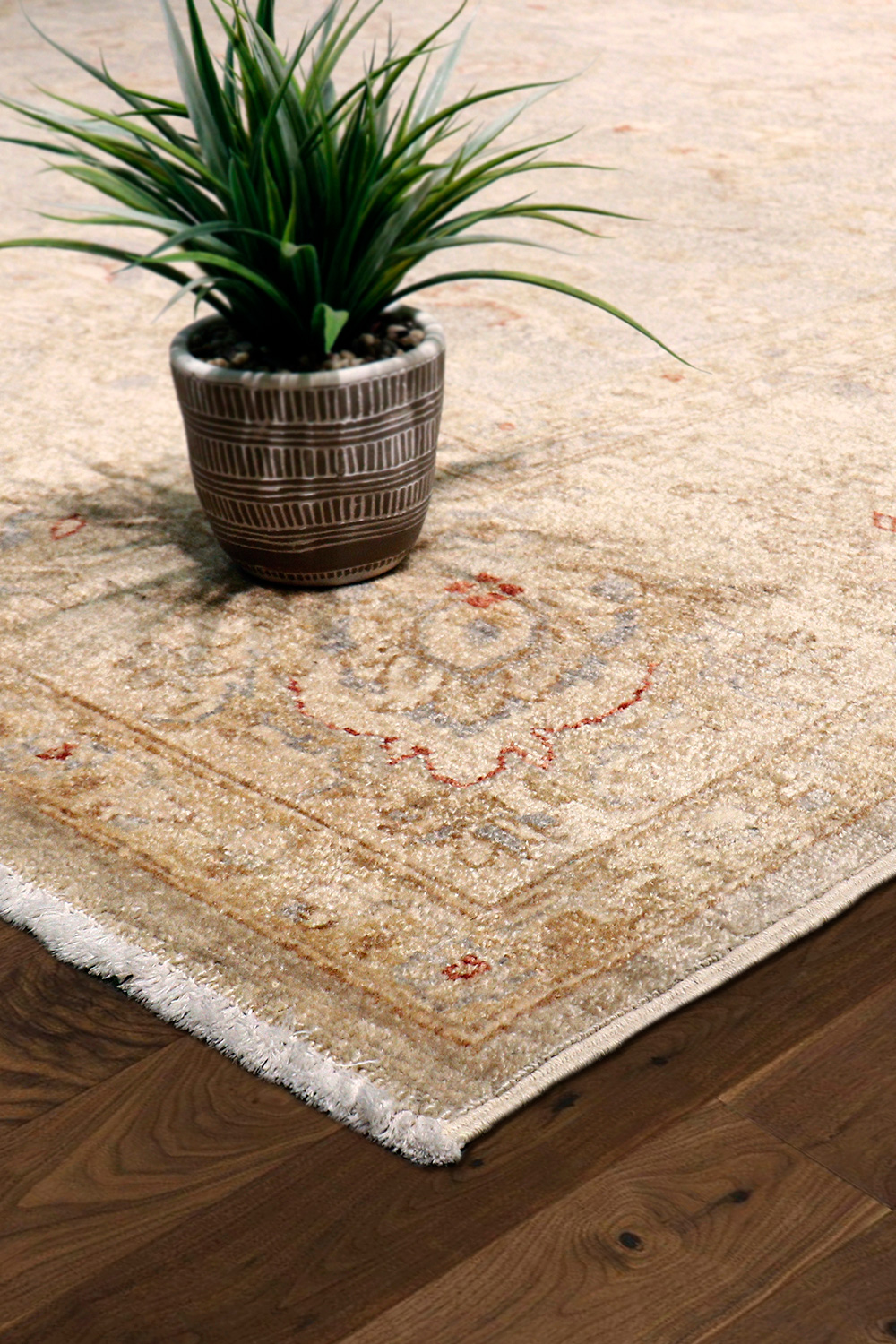 Pasargad - Ferehan Collection Hand-Knotted Wool Area Rug 96'' x 120'' (57942 8X10)