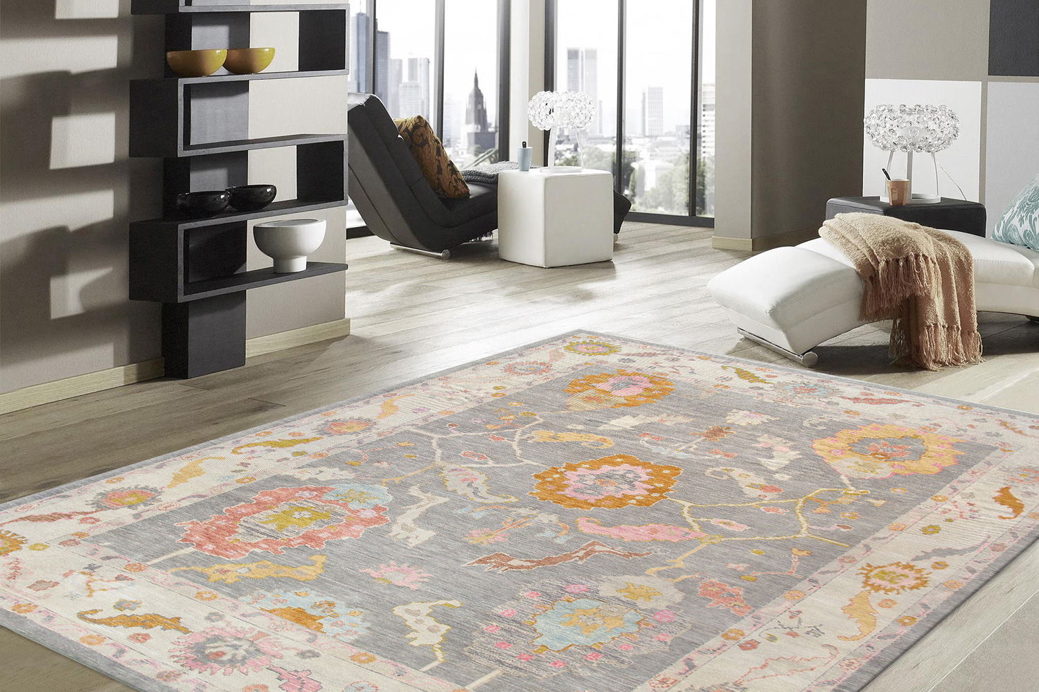 Pasargad - Oushak Collection Hand-Knotted Wool Area Rug 138'' x 174'' (980309 12X15)