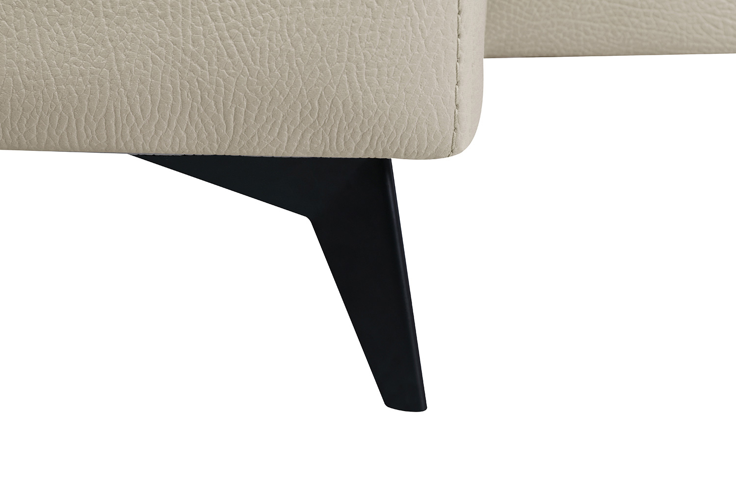 Pasargad Modern Bari Sectional Sofa with Push Back Functional, Left Facing Beige Color