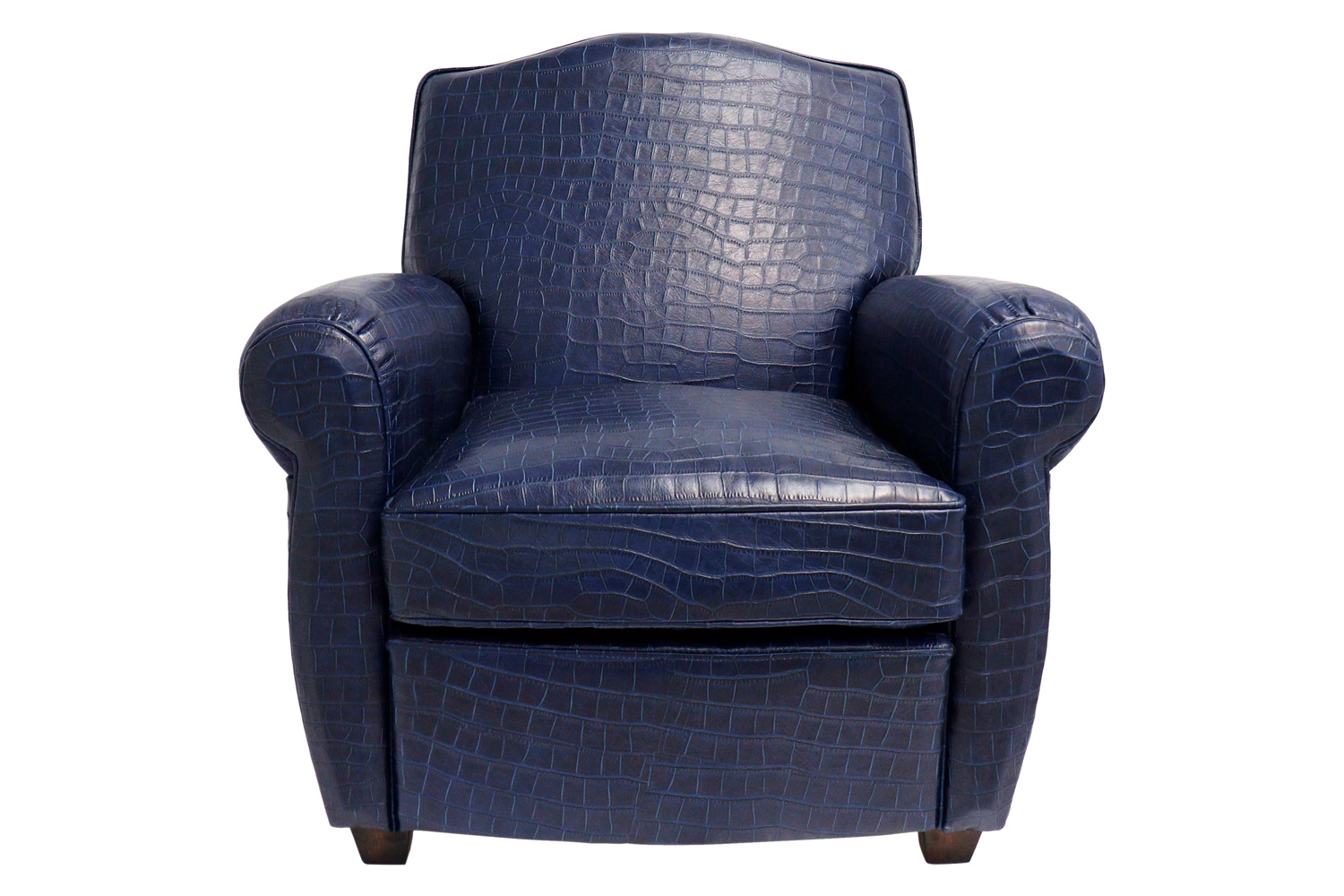 Pasargad - Vicenza Collection Leather Wing Chair