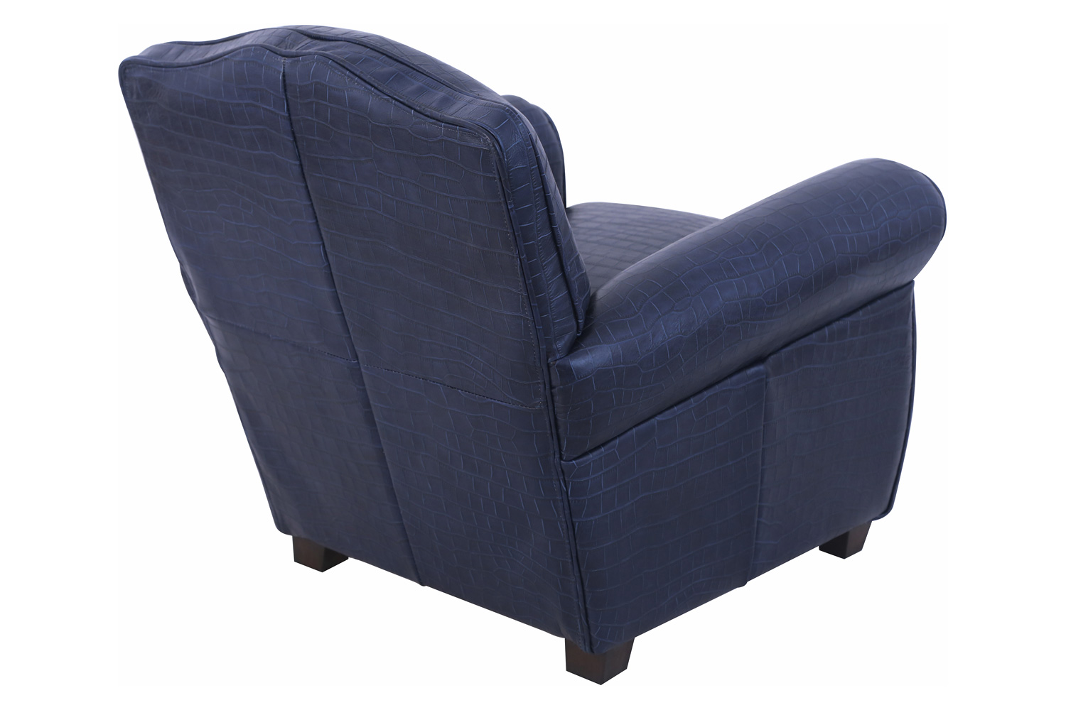 Pasargad - Vicenza Collection Leather Wing Chair