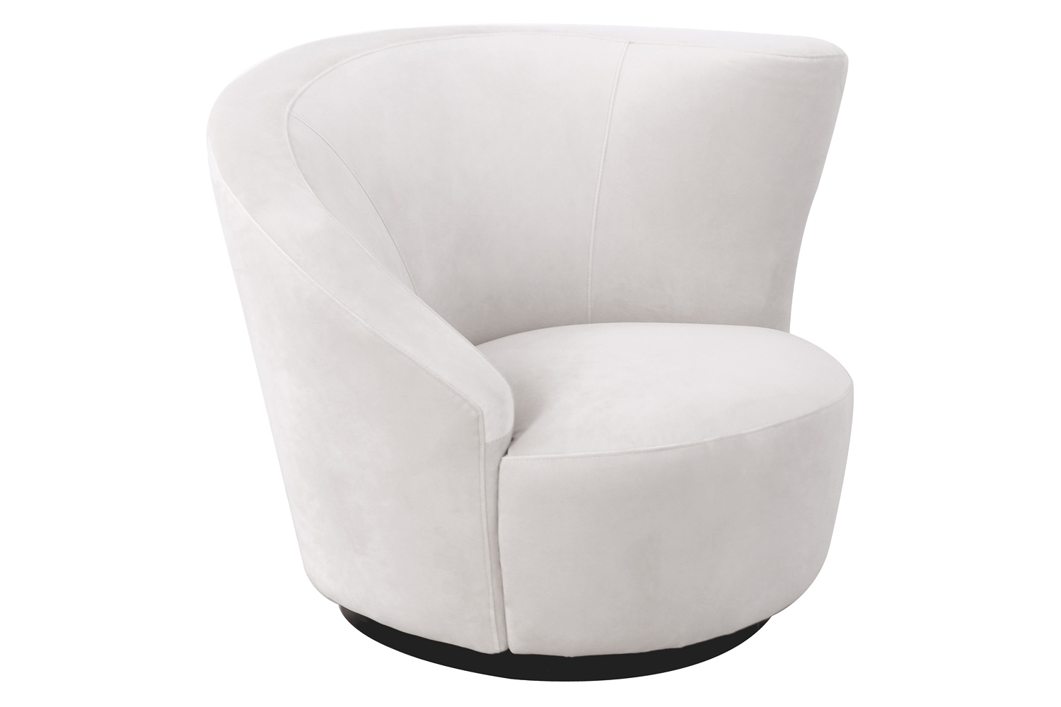Pasargad - Vicenza Collection Crescent Chair in White