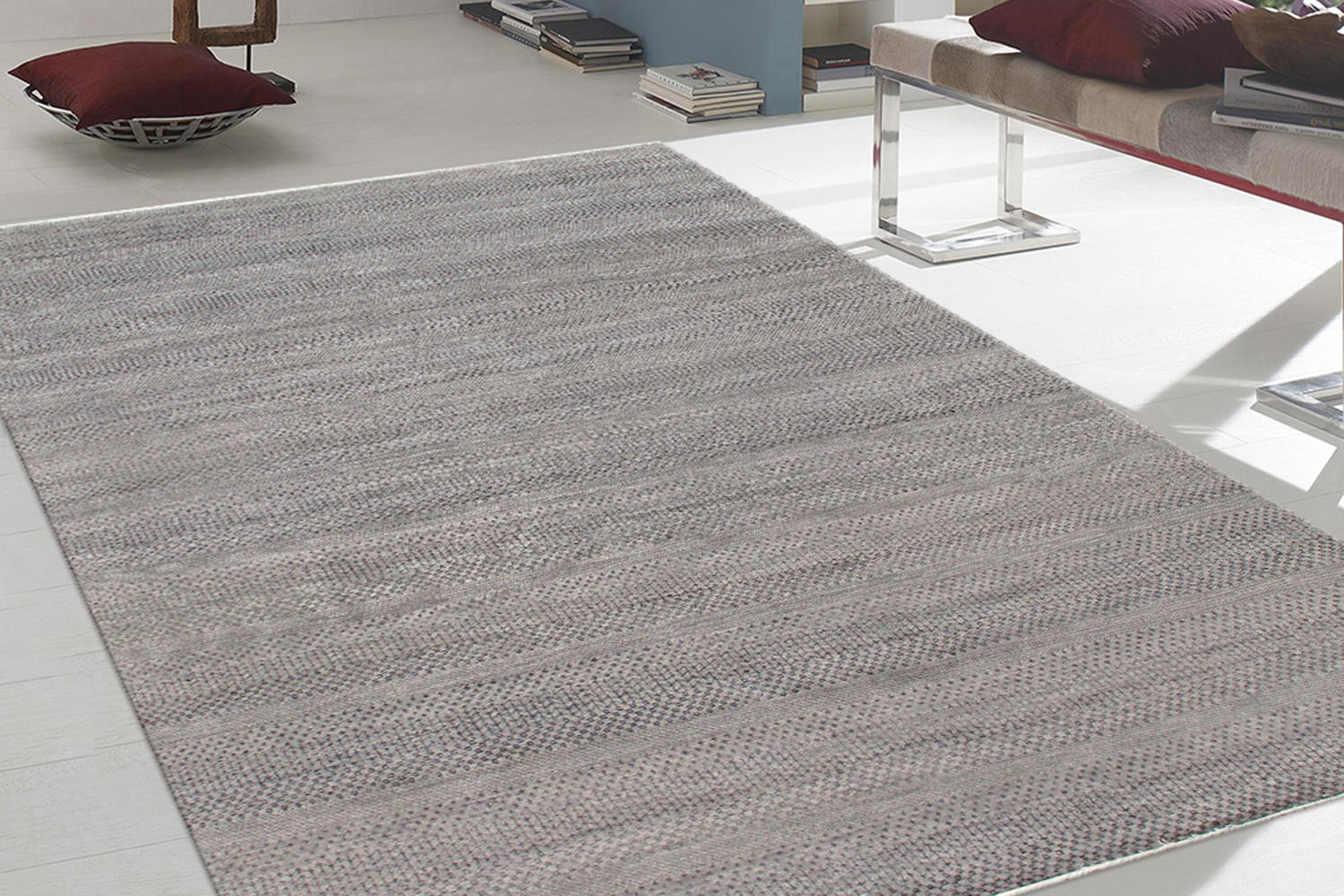 Pasargad - Transitional Collection Hand-Knotted Silk and Wool Area Rug 118'' x 165'' (GRASS-3175 10X14)