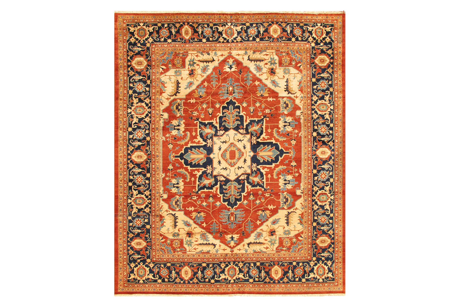 Pasargad - Serapi Collection Hand-Knotted Lamb's Wool Area Rug P-49