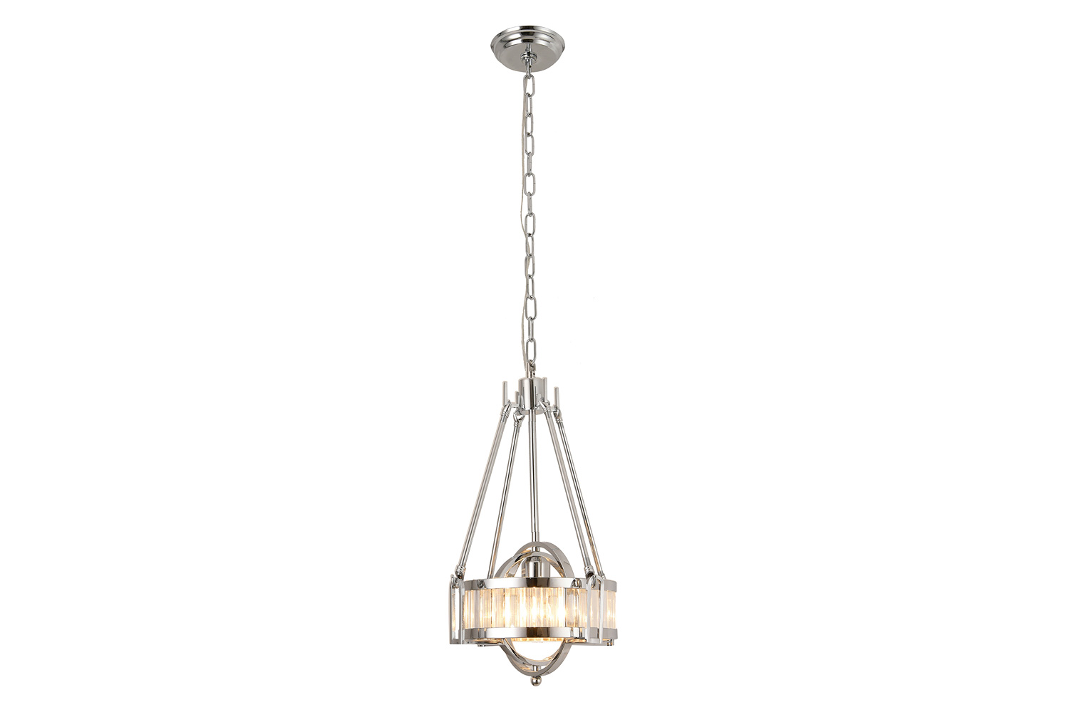 Pasargad - Bistro Collection Metal and Glass Pendant Lights