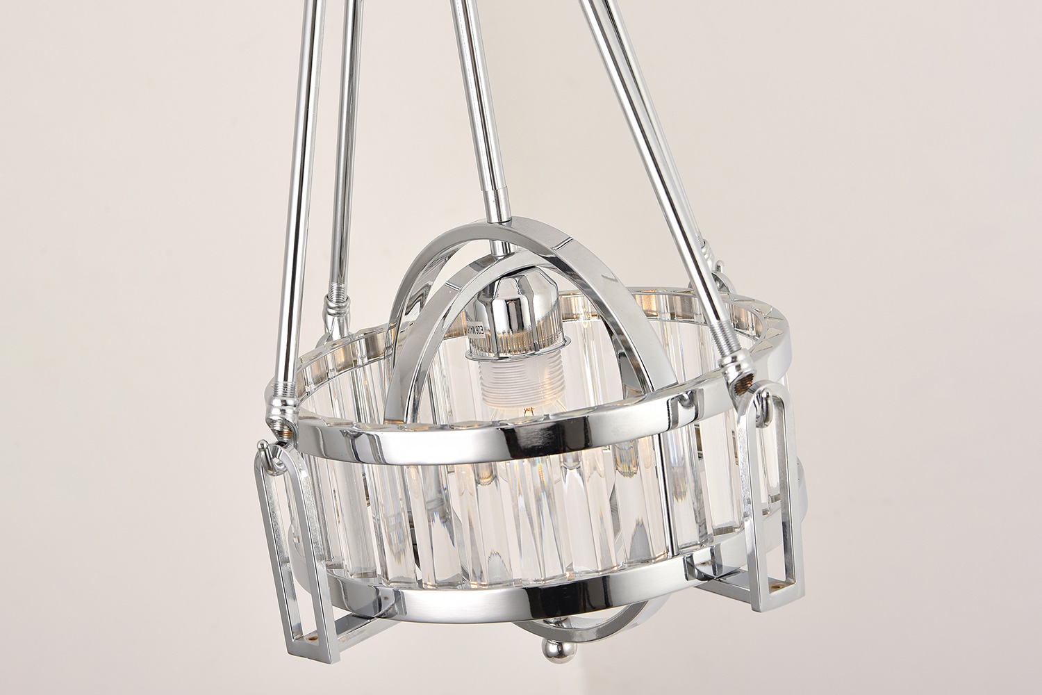 Pasargad - Bistro Collection Metal and Glass Pendant Lights
